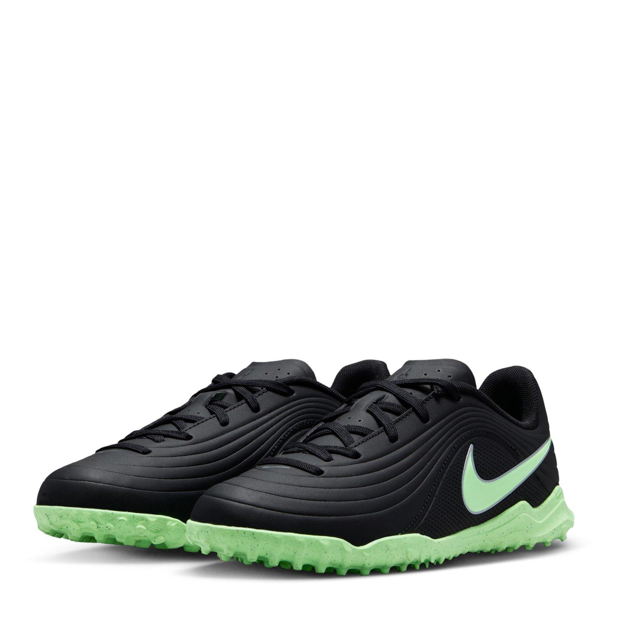 Black/Green - Nike - Tiempo Club Junior Astro Turf Football Boots - 4