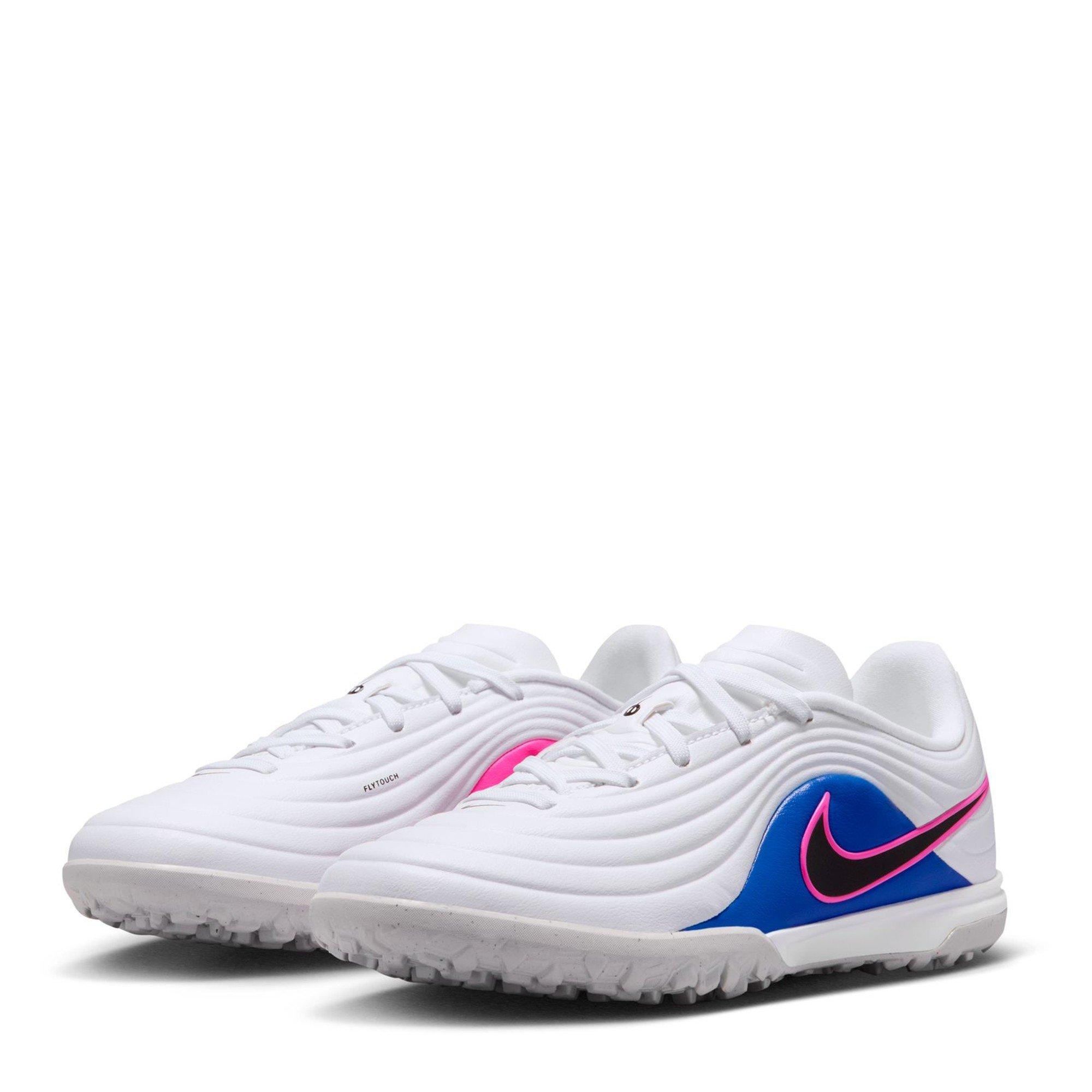 Blauw/Wit/Roze - Nike - Tiempo Academy Junior Astro Turf Football Boots - 4