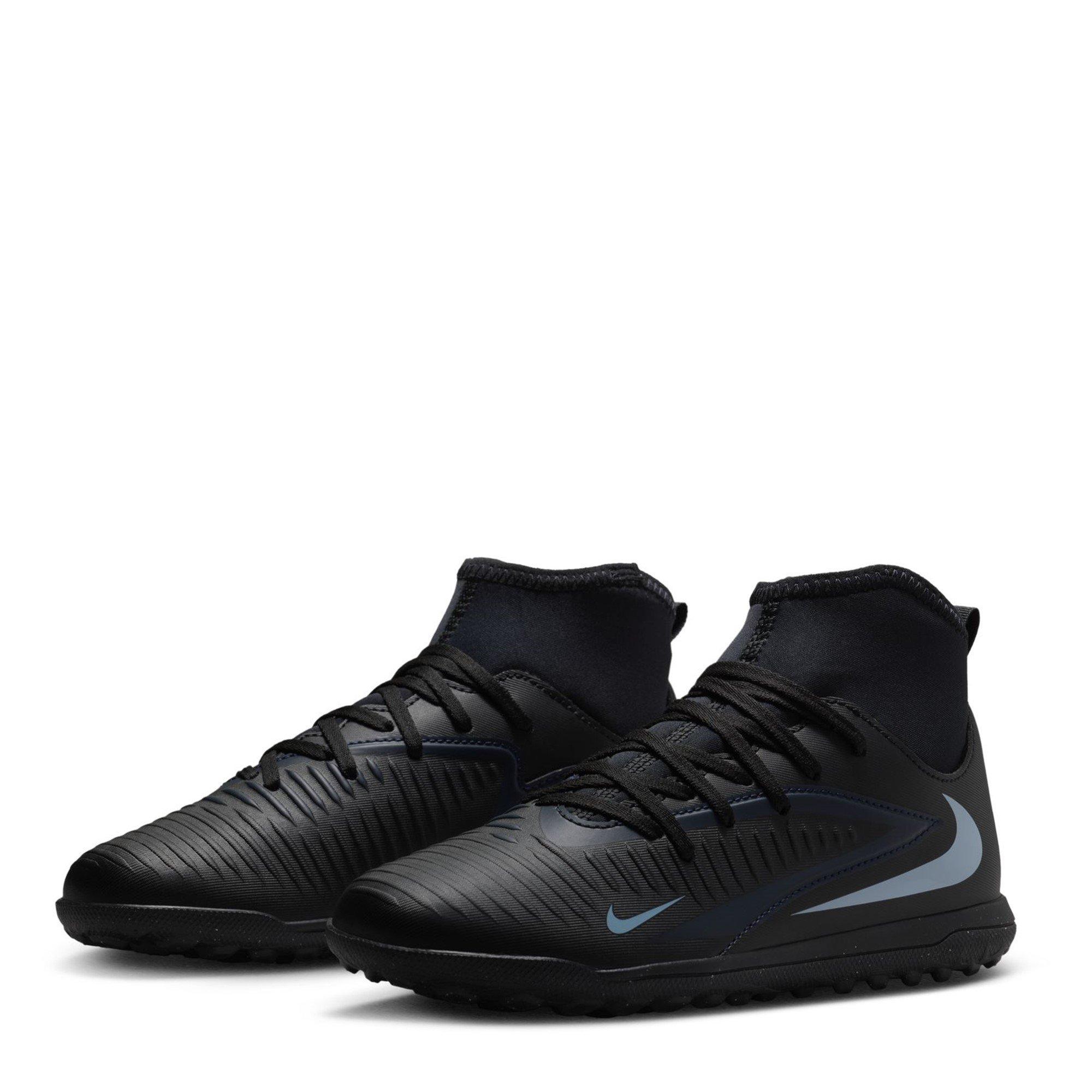 Black/Black - Nike - Phantom Club Juniors Astro Turf Football Boots - 4
