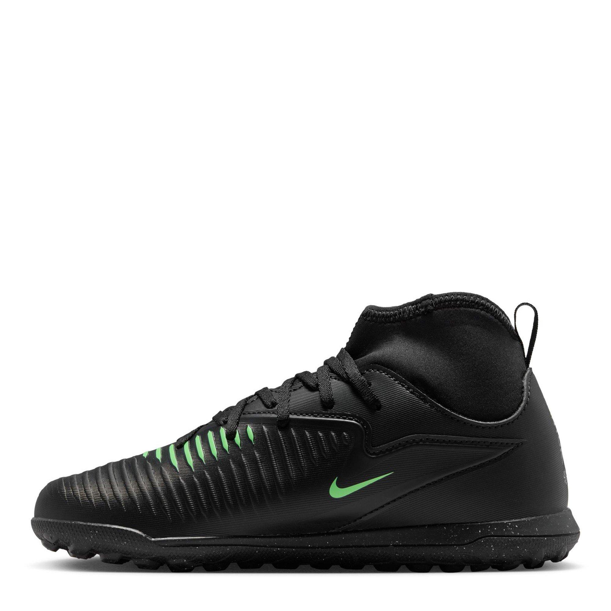 Black/Green - Nike - Phantom Club Juniors Astro Turf Football Boots - 2