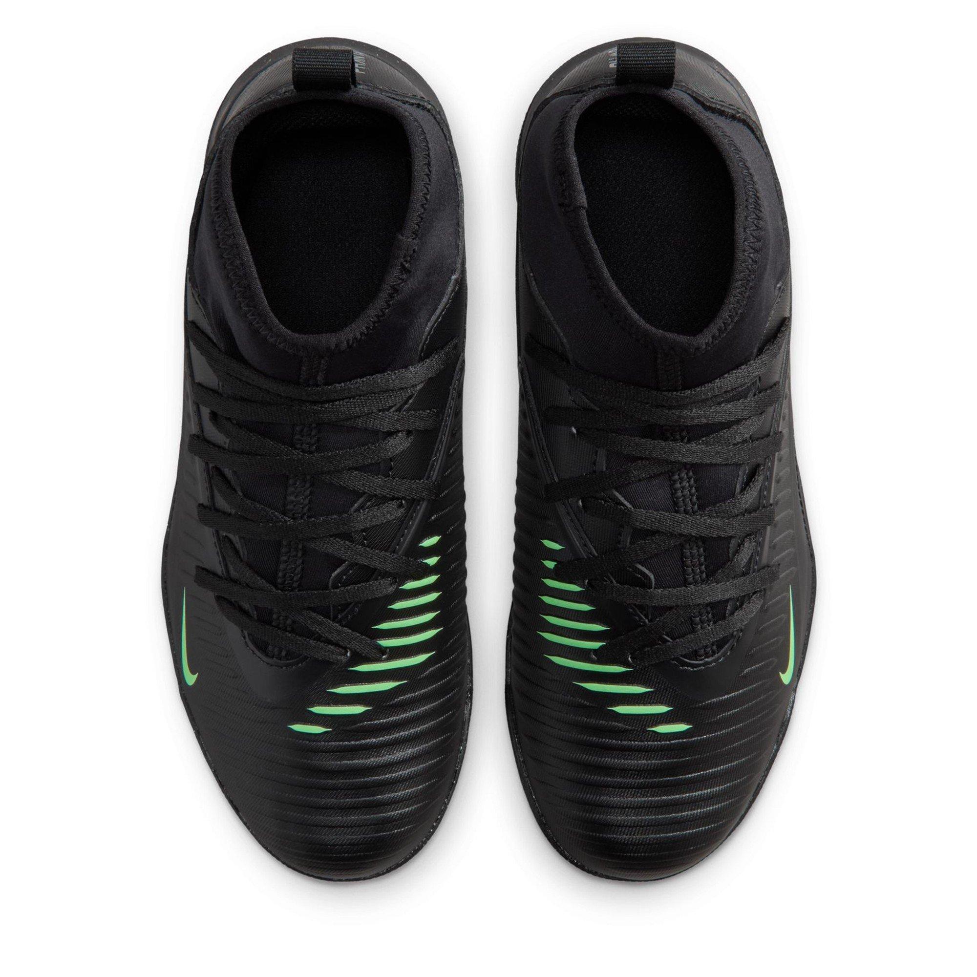 Black/Green - Nike - Phantom Club Juniors Astro Turf Football Boots - 6