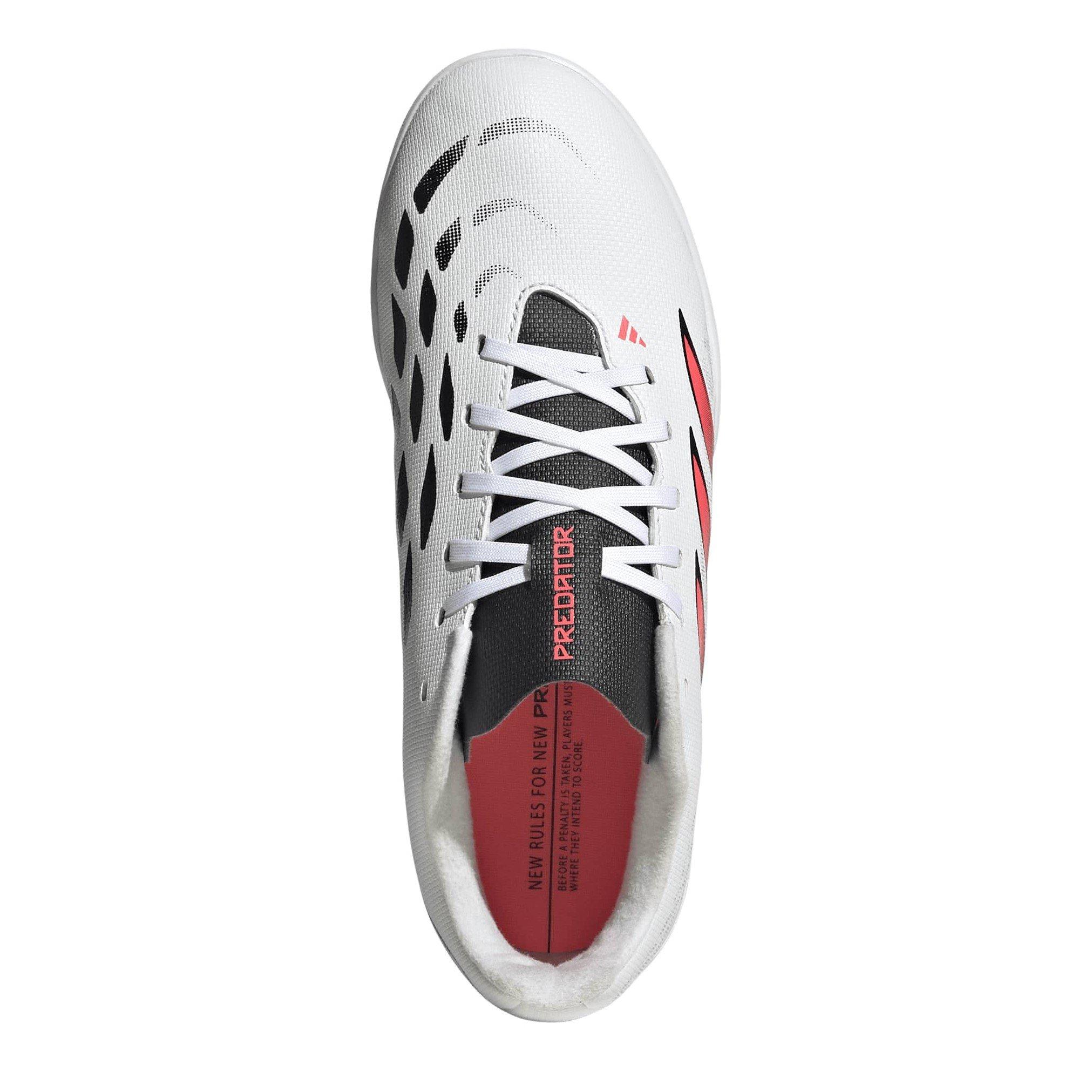 Wit/Koraal - adidas - Kids' Predator Club Astro Turf Football Boots - 5