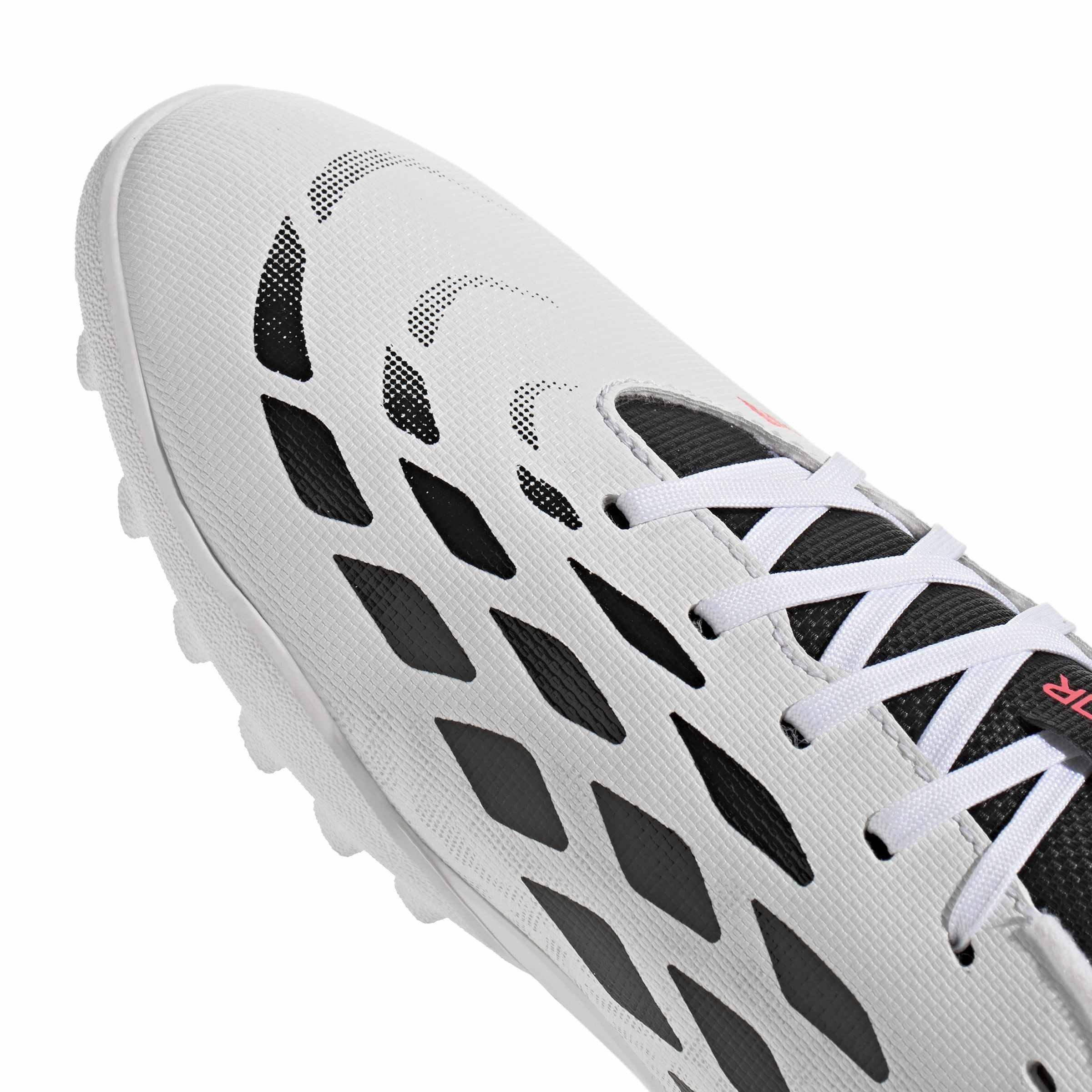 Wit/Koraal - adidas - Kids' Predator Club Astro Turf Football Boots - 7
