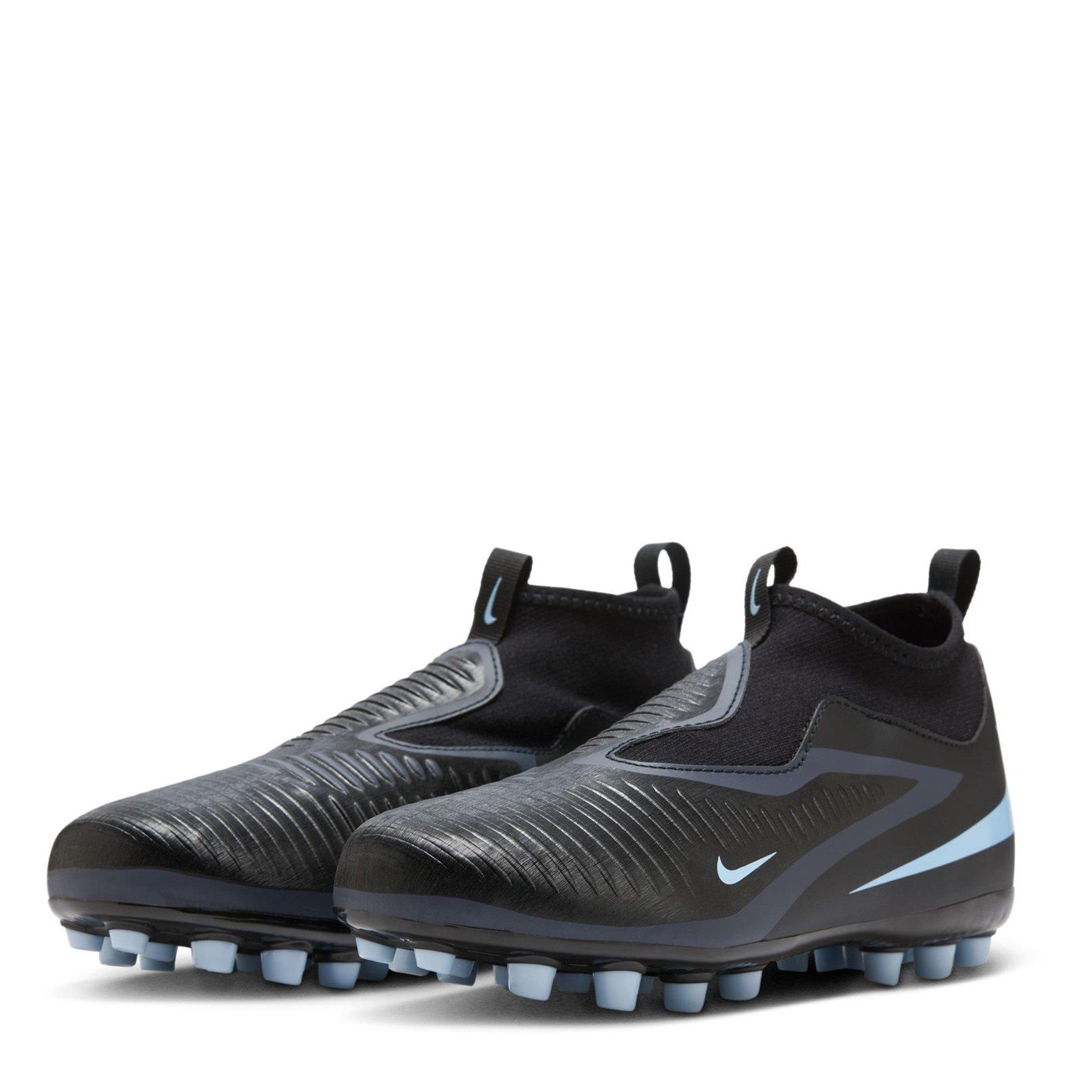 Black/Black - Nike - Phantom 6 High Academy Juniors Astro Turf Football Boots - 4