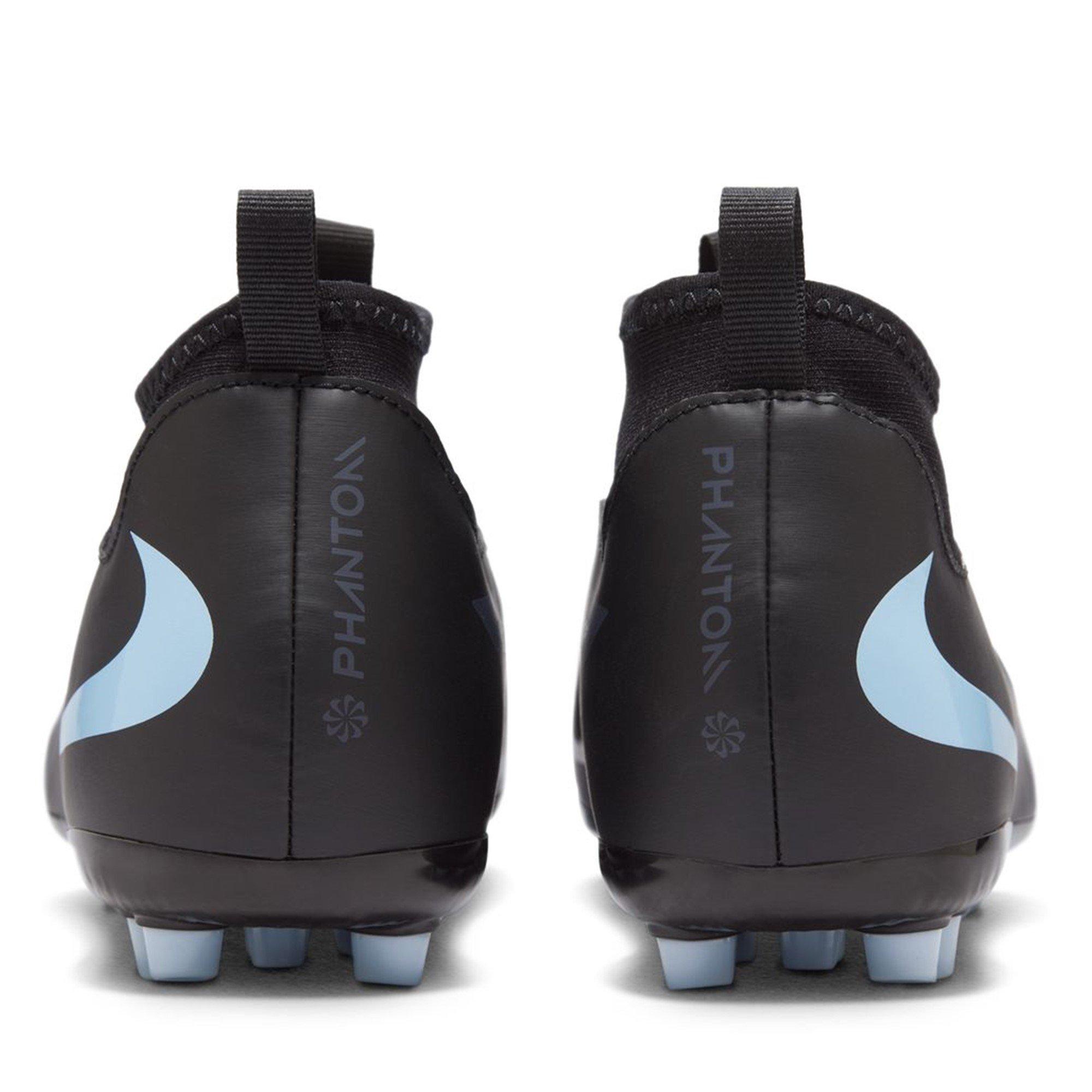 Black/Black - Nike - Phantom 6 High Academy Juniors Astro Turf Football Boots - 5