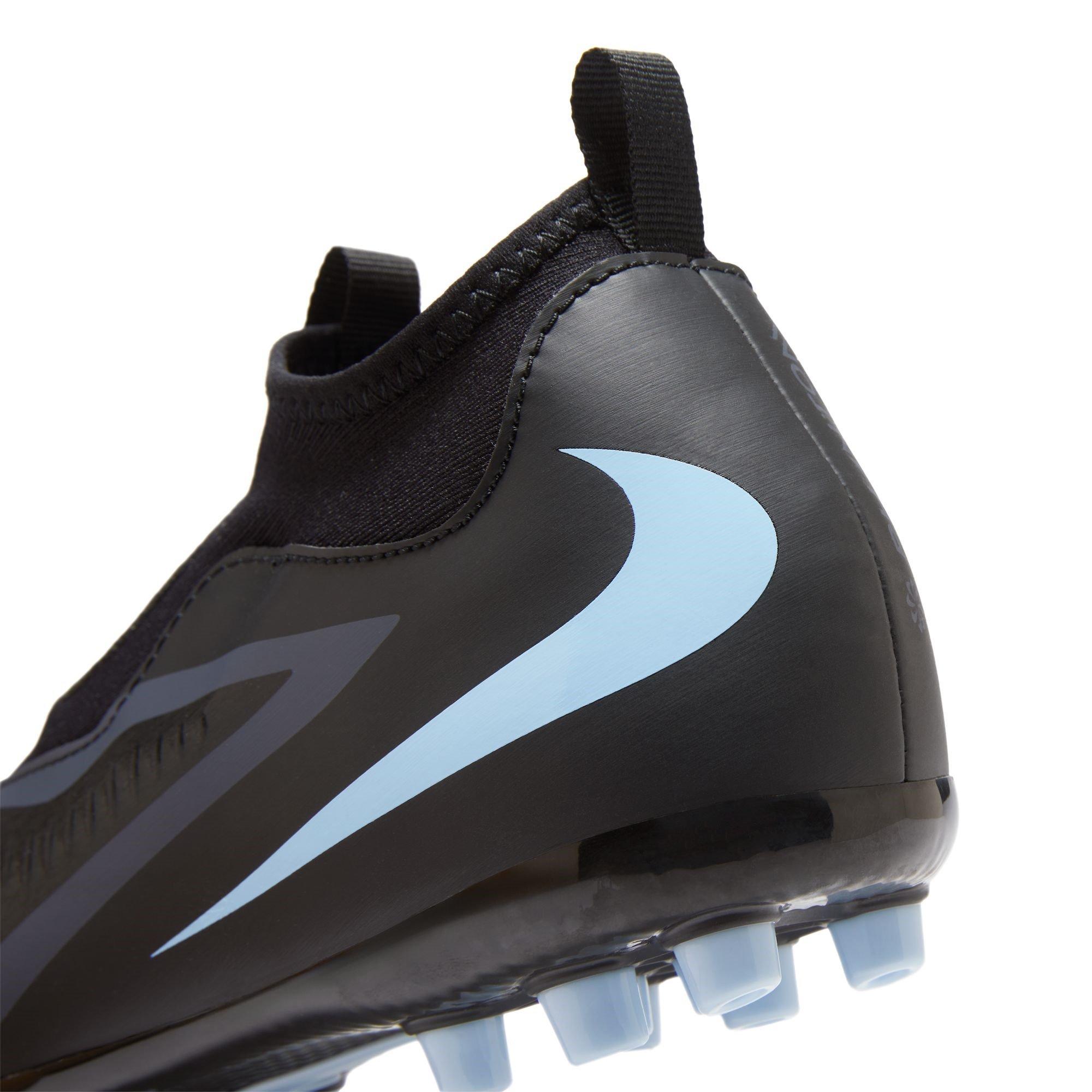 Black/Black - Nike - Phantom 6 High Academy Juniors Astro Turf Football Boots - 8