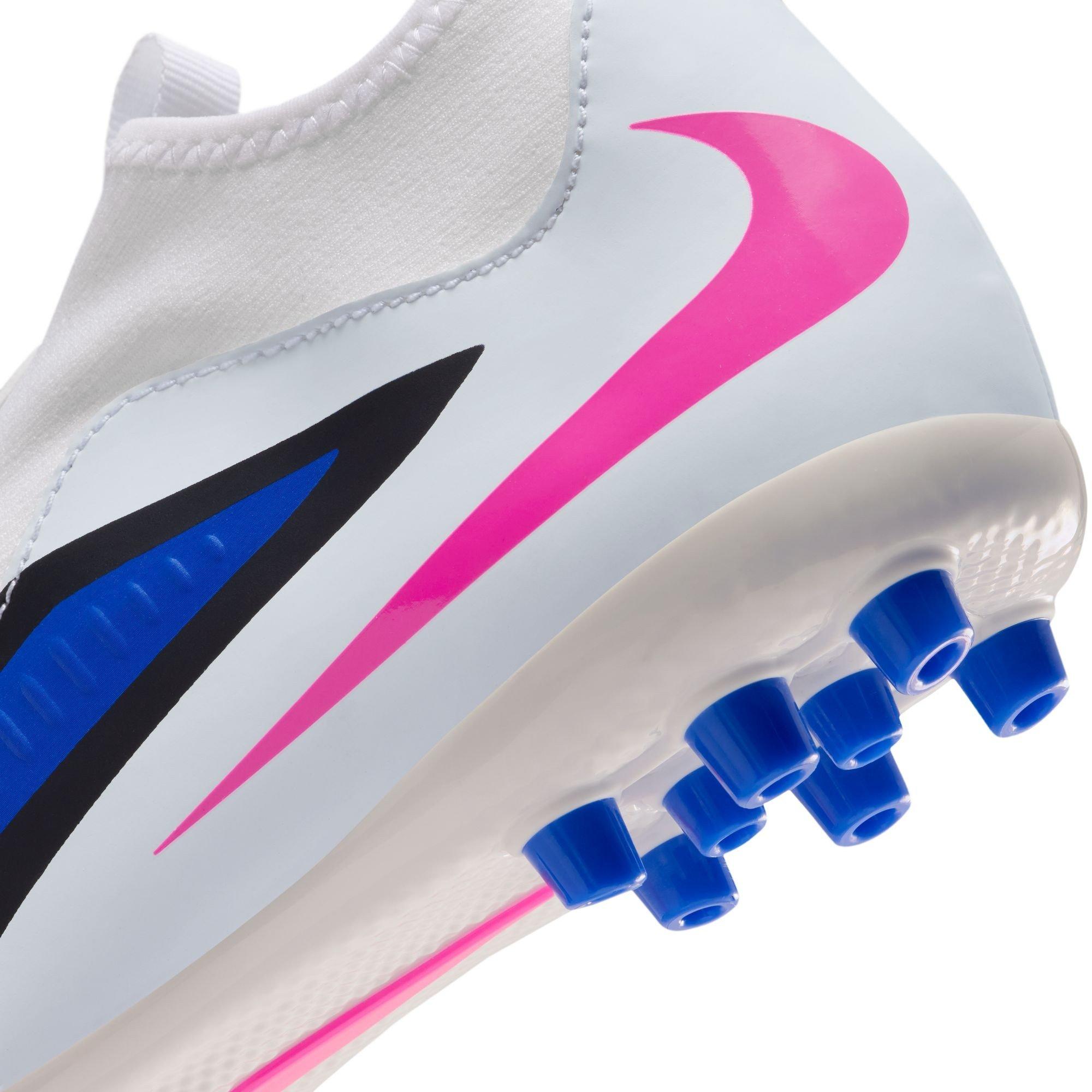 Racer Blue - Nike - Phantom 6 High Academy Juniors Astro Turf Football Boots - 8