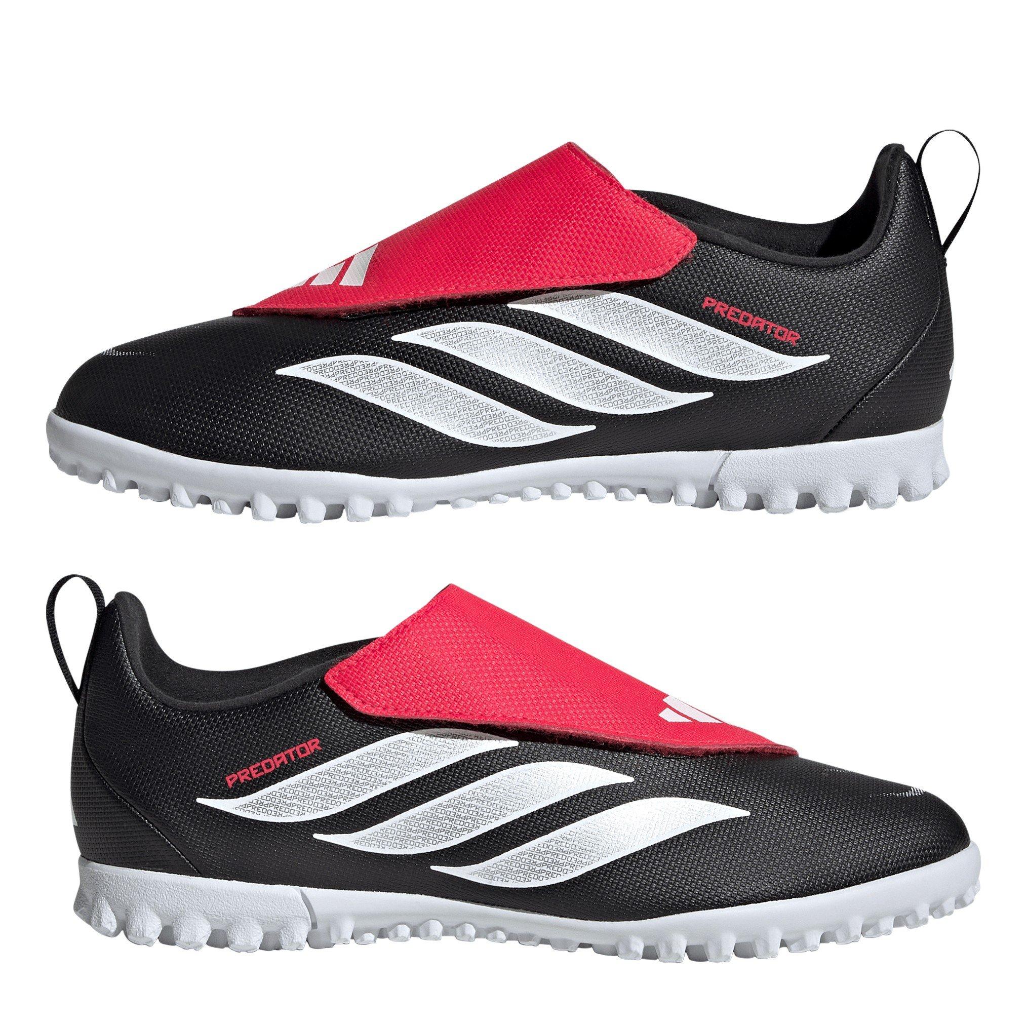 Black/Red - adidas - Predator Club Junior Astro Turf Football Boots - 9
