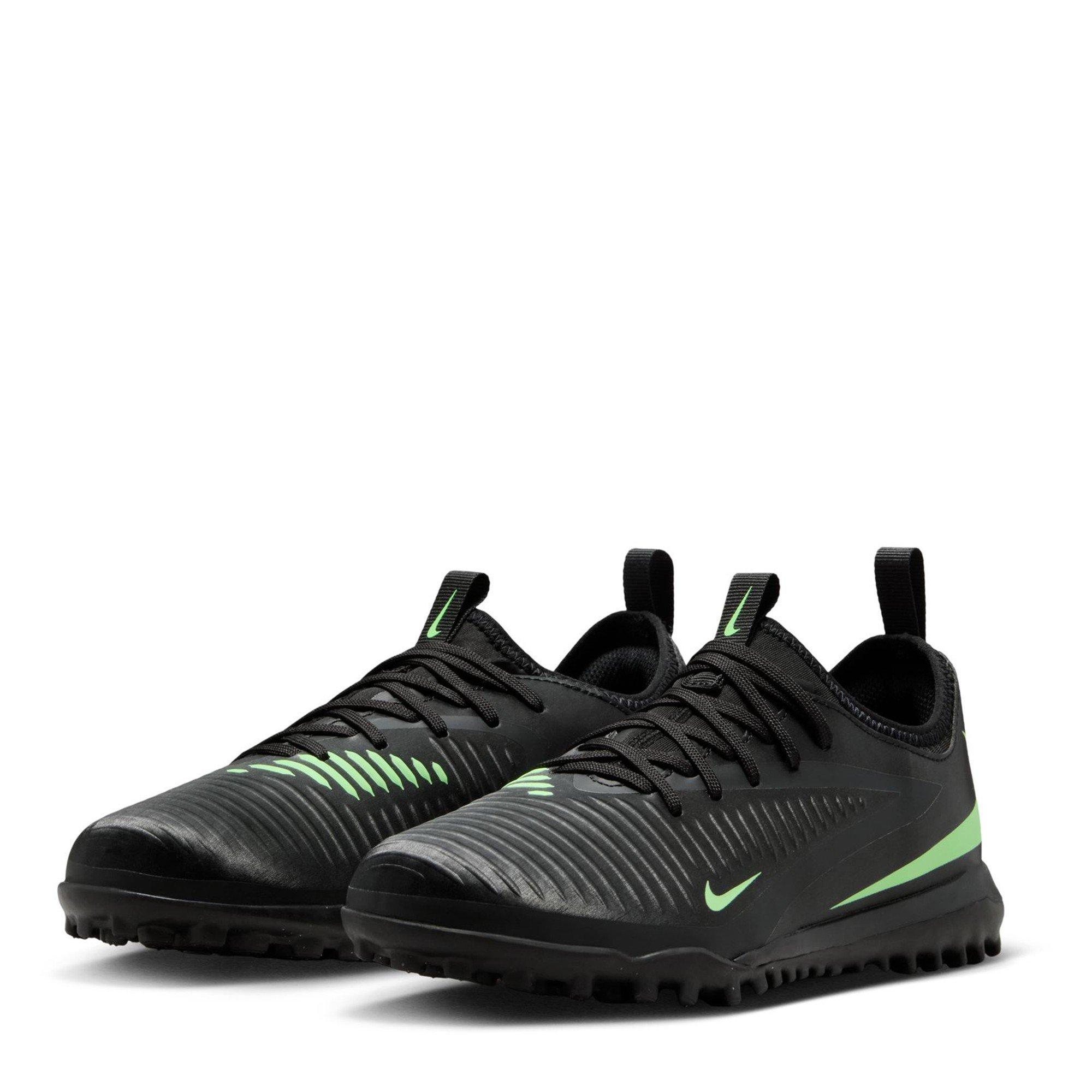 Zwart/Groen - Nike - Phantom 6 Low Academy Juniors Astro Turf Football Boots - 4