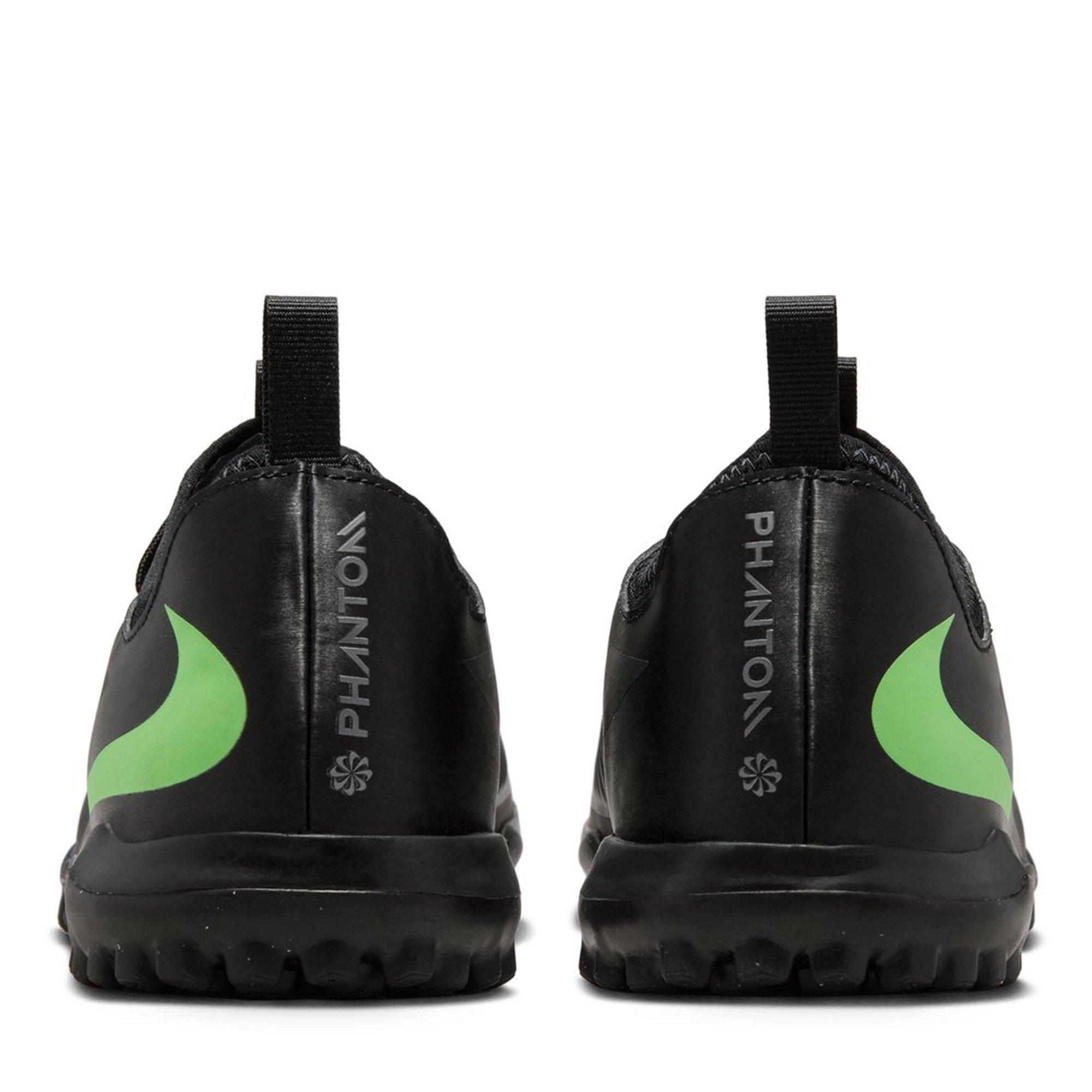 Zwart/Groen - Nike - Phantom 6 Low Academy Juniors Astro Turf Football Boots - 5