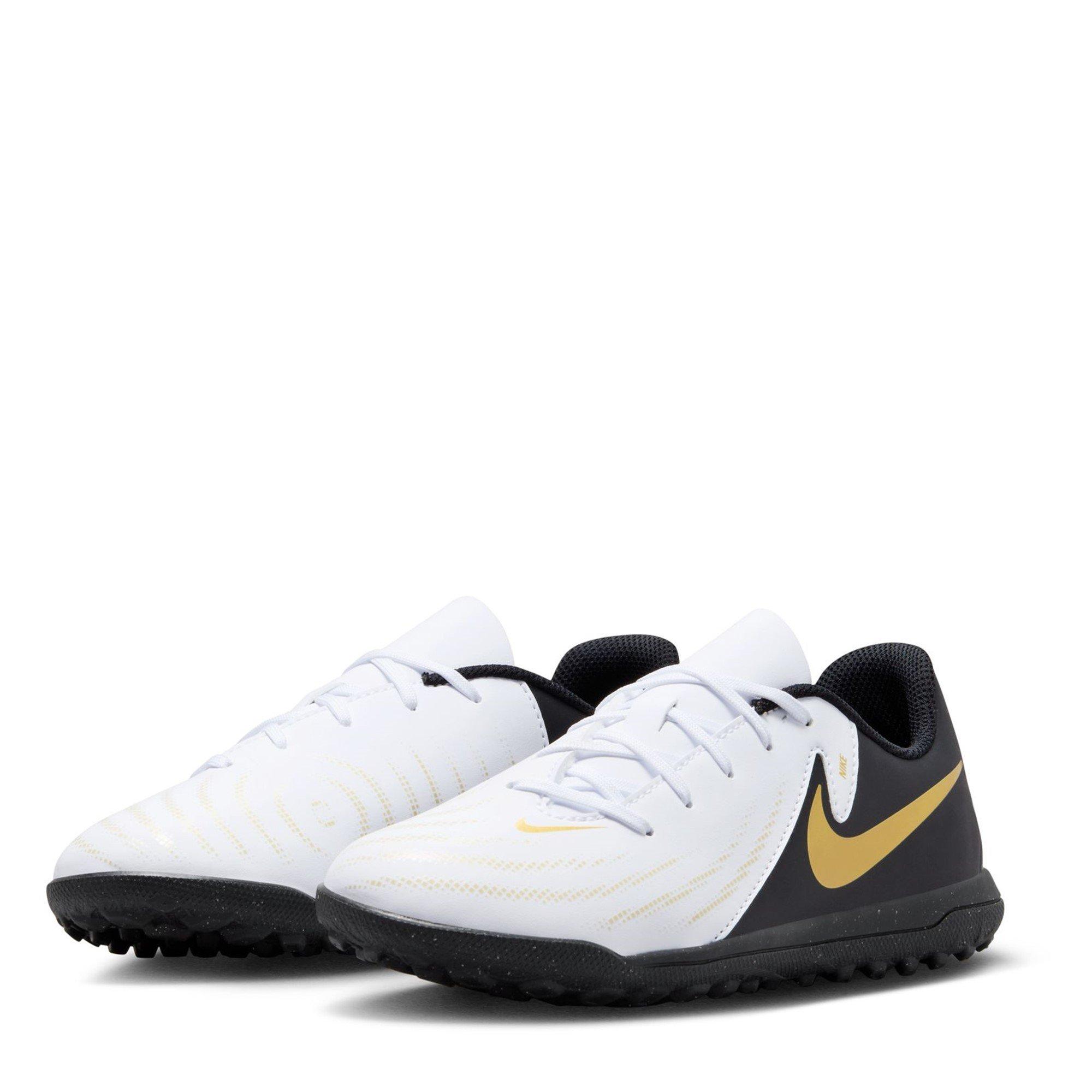 Weiß/Schwarz/Gold - Nike - Phantom GX II Club Junior Astro Turf Football Boots - 4