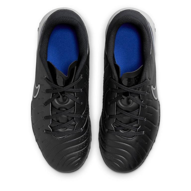 Noir/Chrome - Nike - Tiempo Legend 10 Academy Junior Astro Turf Football Shoes - 6