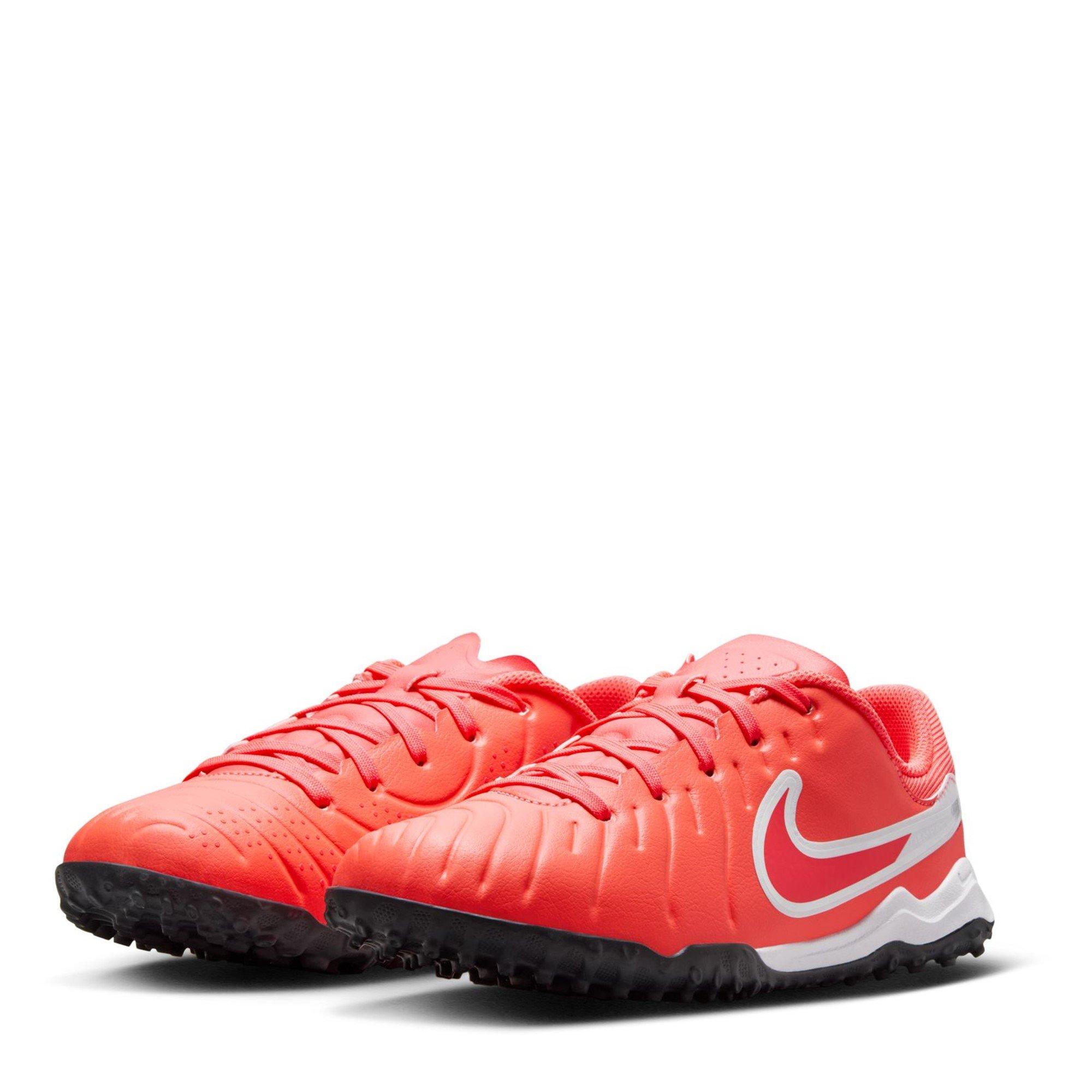 Rood/Wit - Nike - Tiempo Legend 10 Academy Juniors Astro Turf Football Boots - 4