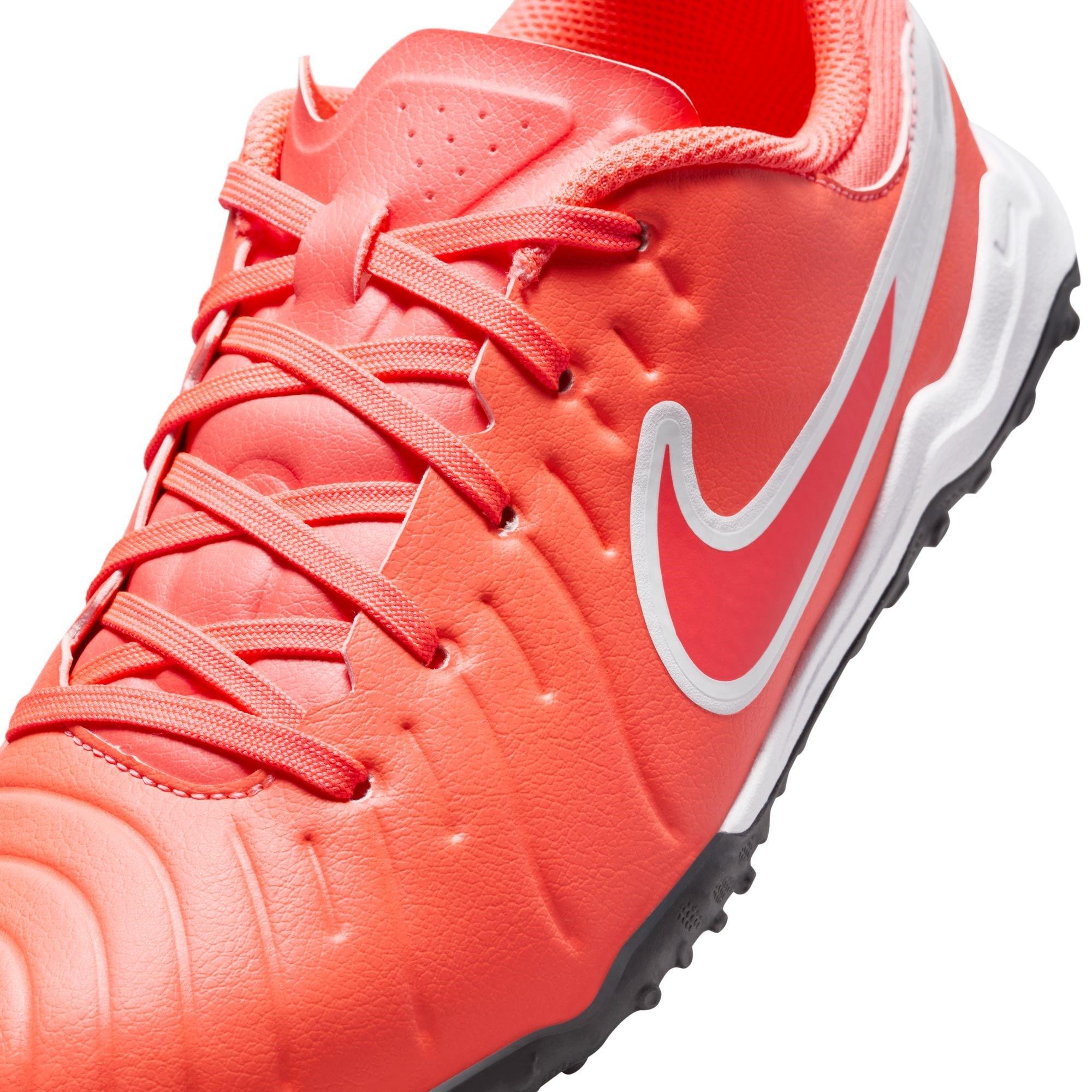 Rood/Wit - Nike - Tiempo Legend 10 Academy Juniors Astro Turf Football Boots - 7