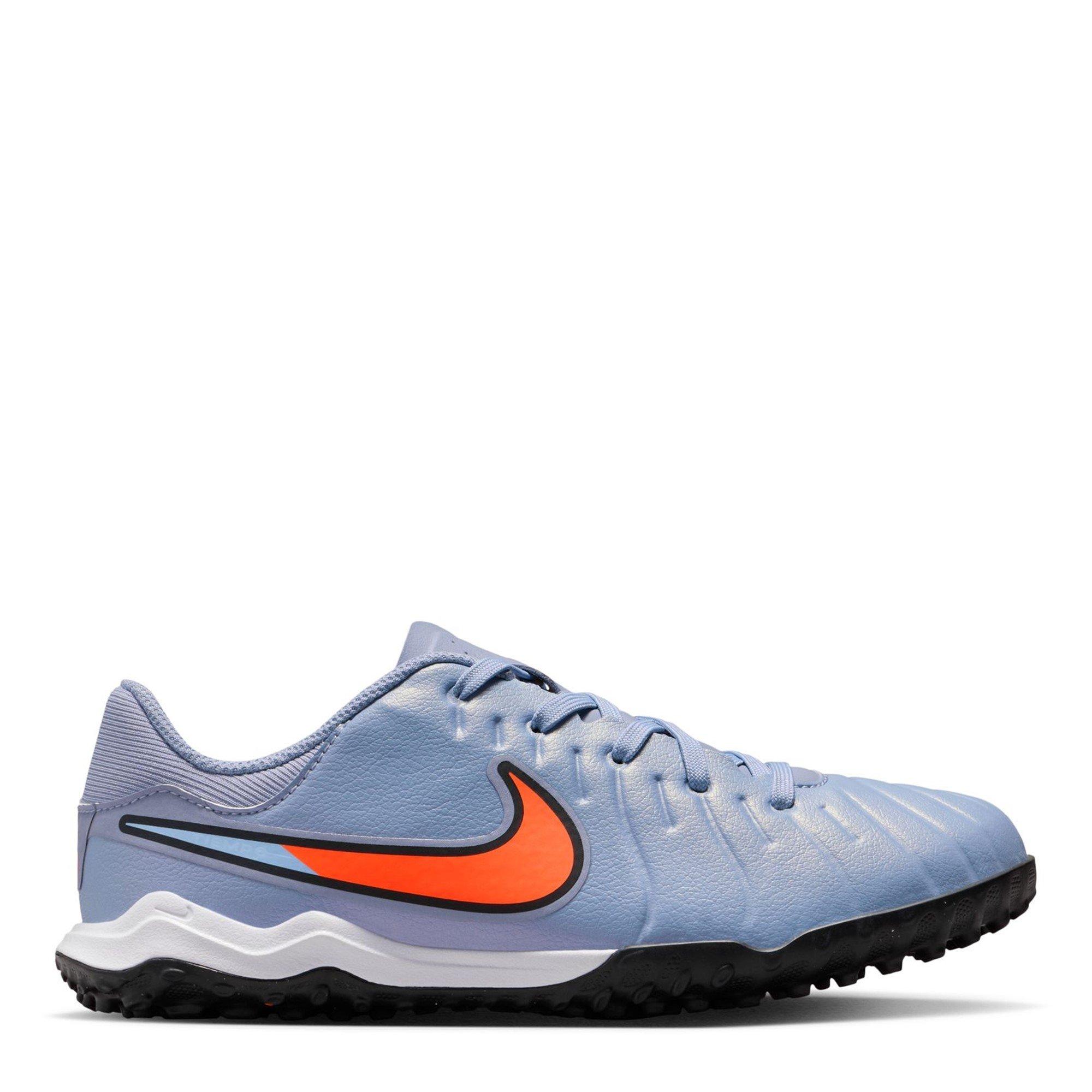 Nike Boys Tiempo Legend 10 Academy Juniors Astro Turf Football Boots - Blue/Black - 1 (33)