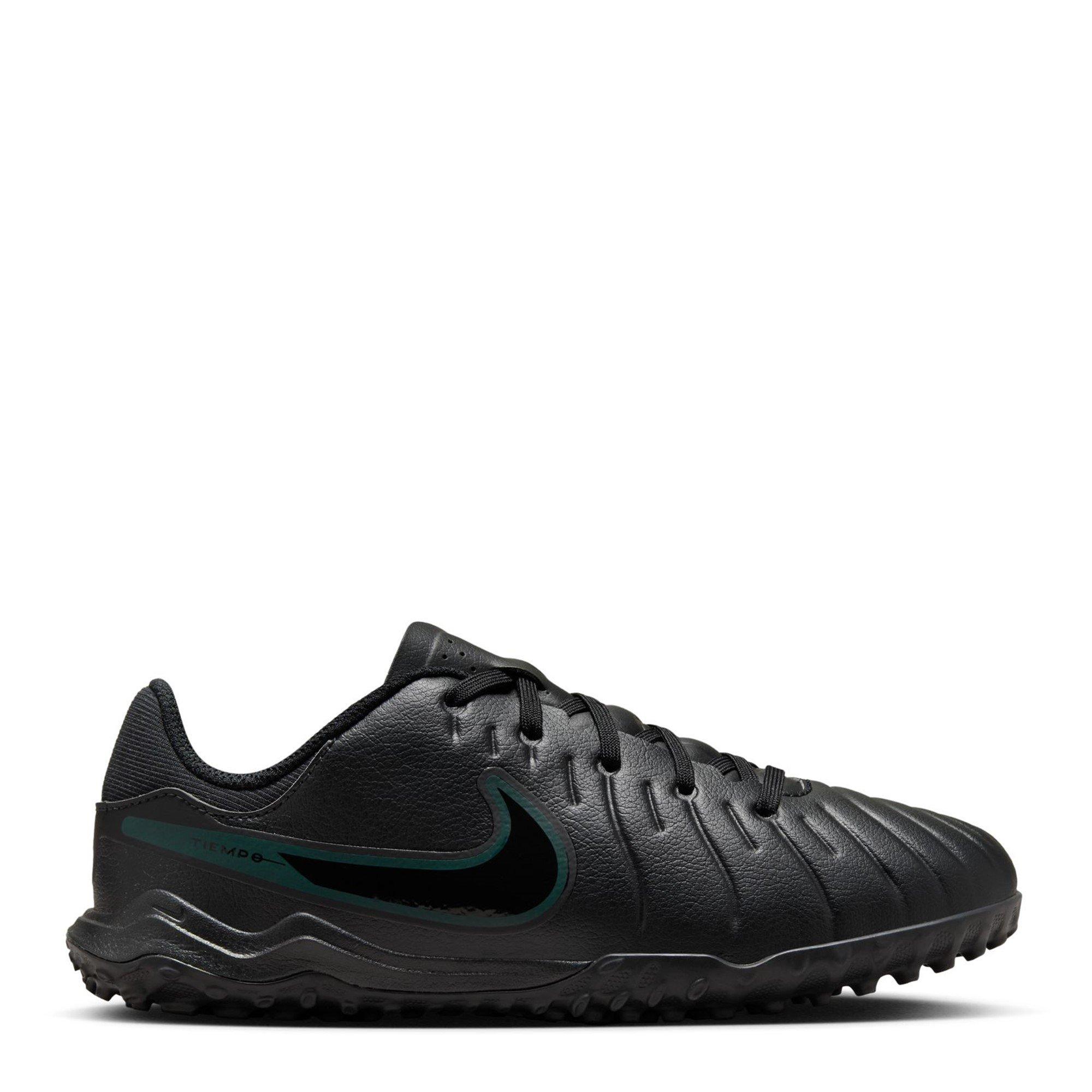 Black/Green - Nike - Tiempo Legend 10 Academy Juniors Astro Turf Football Boots - 1