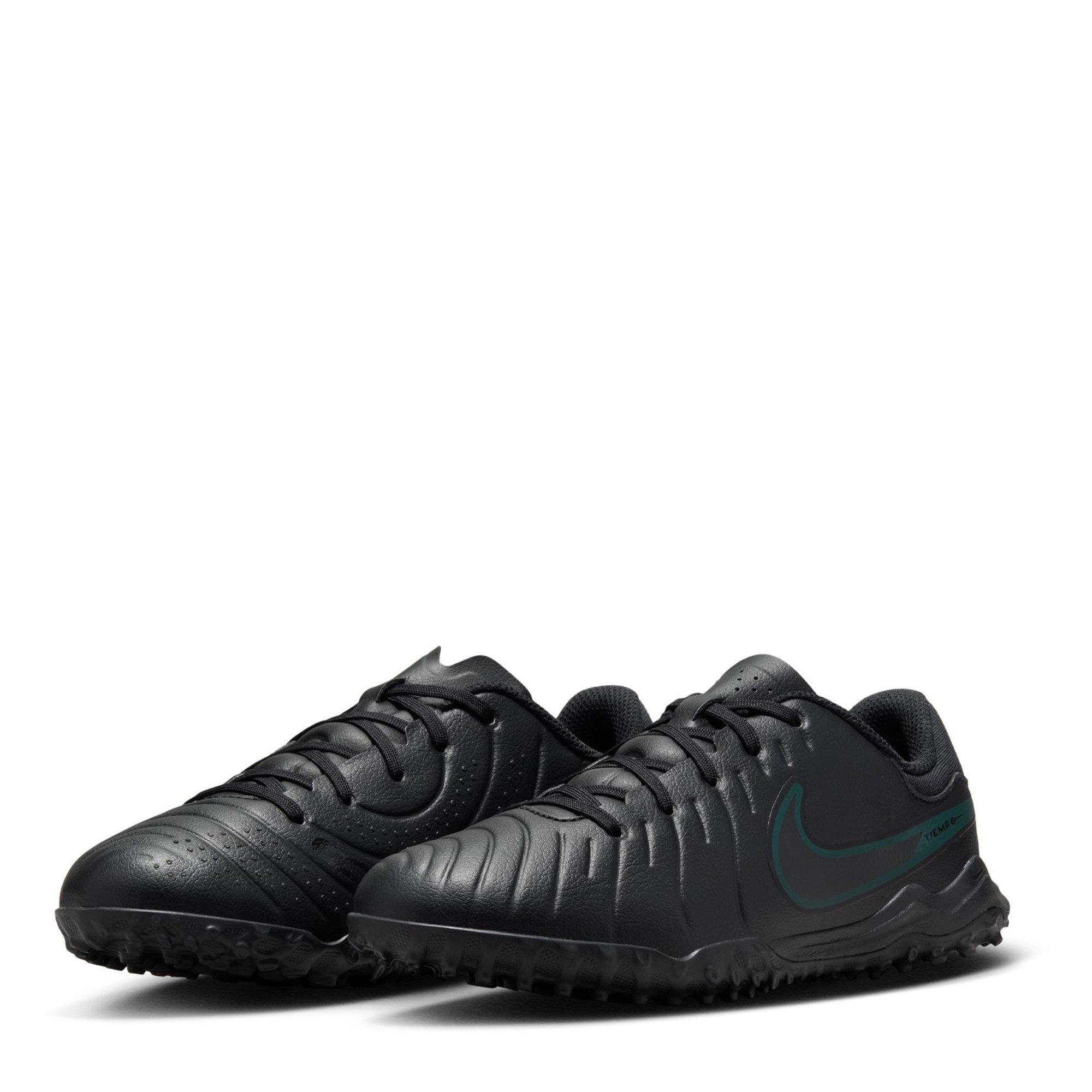 Black/Green - Nike - Tiempo Legend 10 Academy Juniors Astro Turf Football Boots - 4