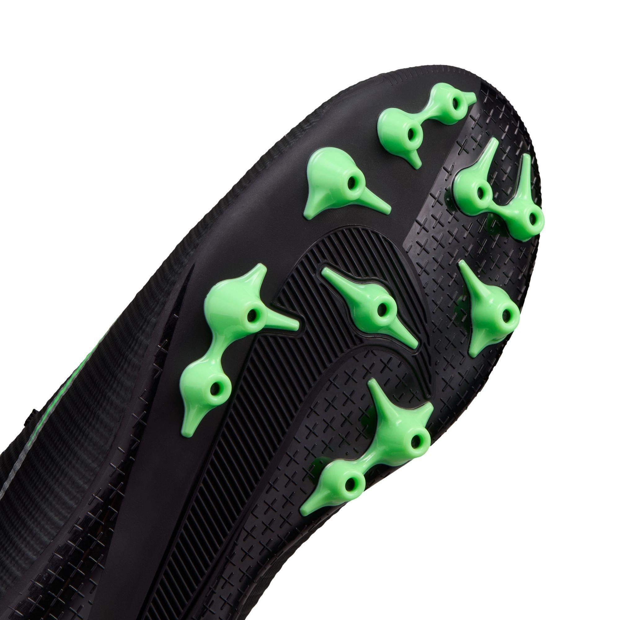Sort/Grøn - Nike - Kids' Mercurial Astro Turf Football Boot - 9