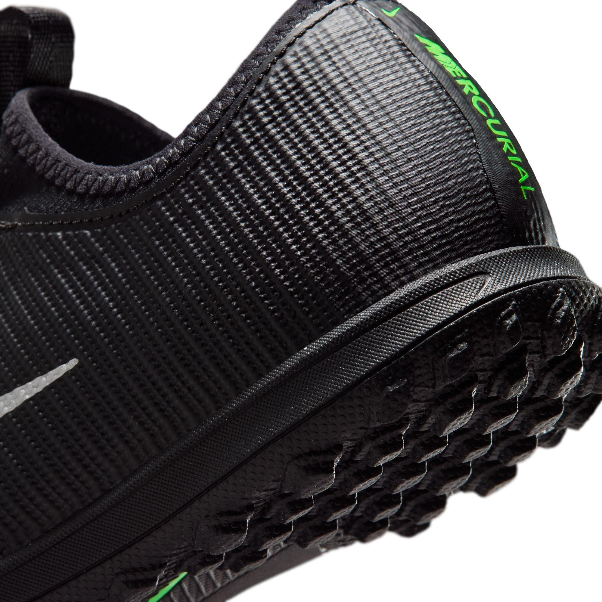 Black/Green - Nike - Kids' Mercurial Astro Turf Football Boot - 8