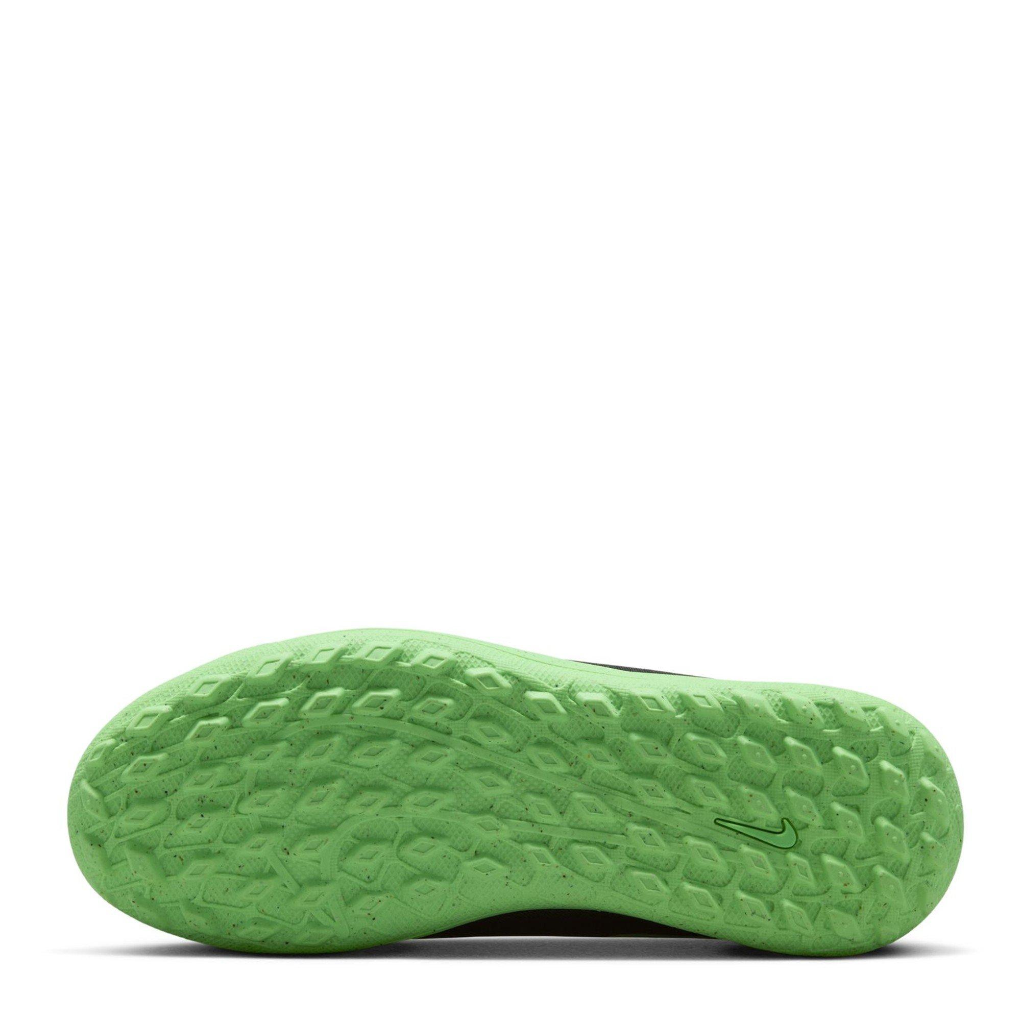 Black/Green - Nike - Kids' Mercurial Club Astro Turf Football Boot - 3