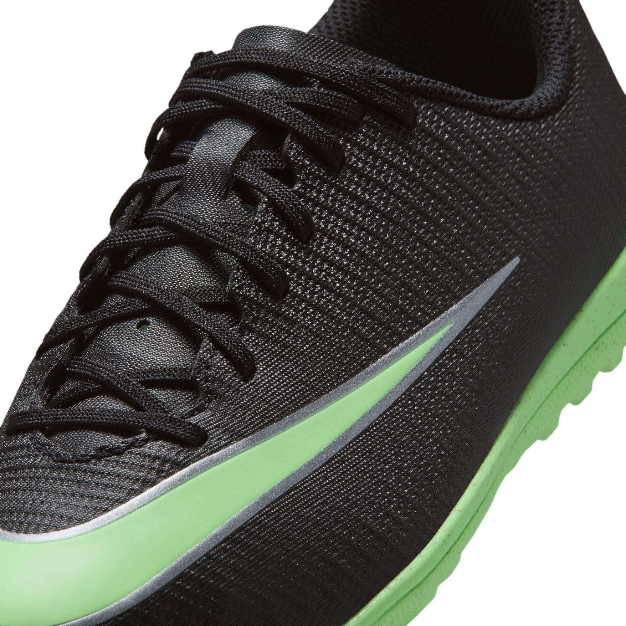 Black/Green - Nike - Kids' Mercurial Club Astro Turf Football Boot - 7