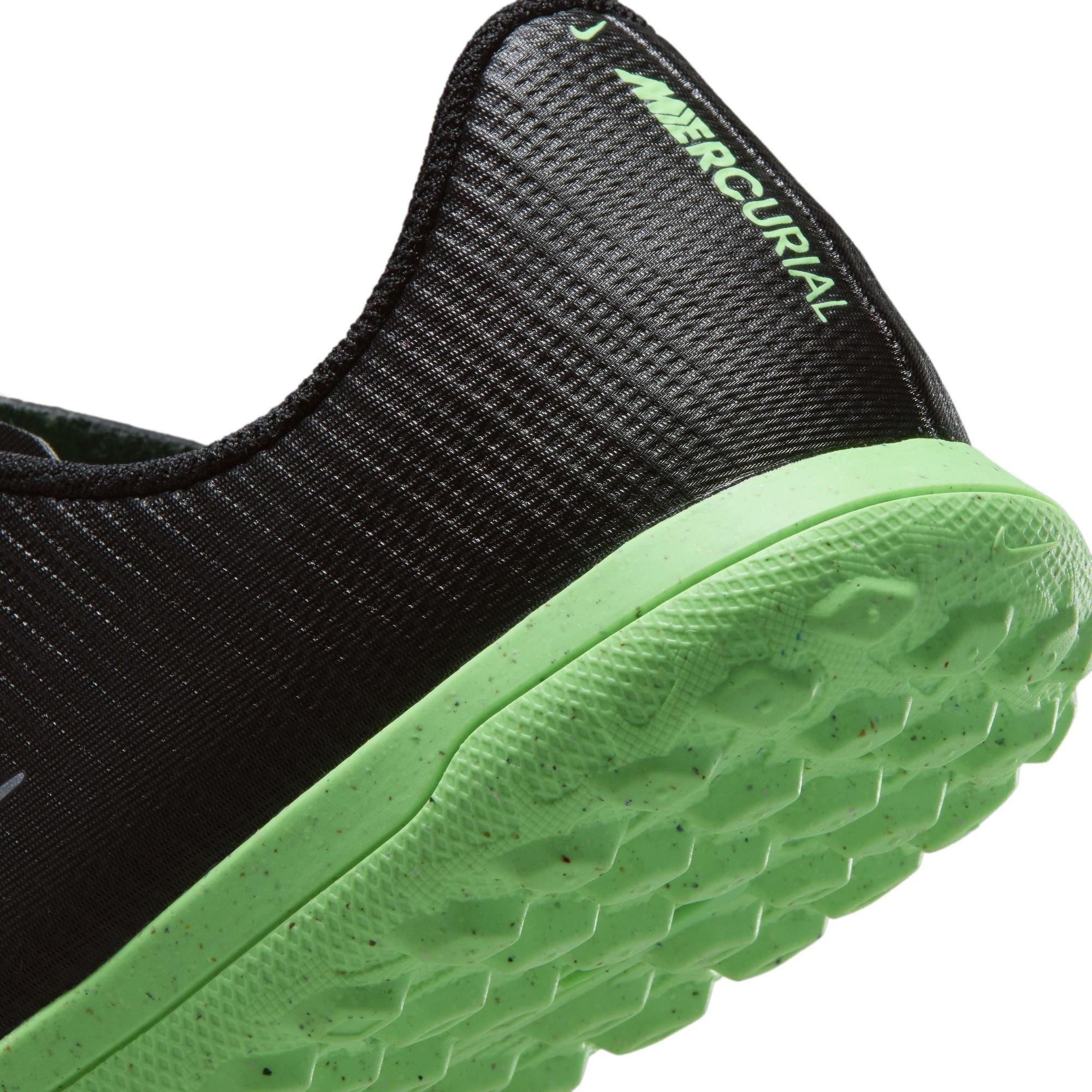 Black/Green - Nike - Kids' Mercurial Club Astro Turf Football Boot - 8