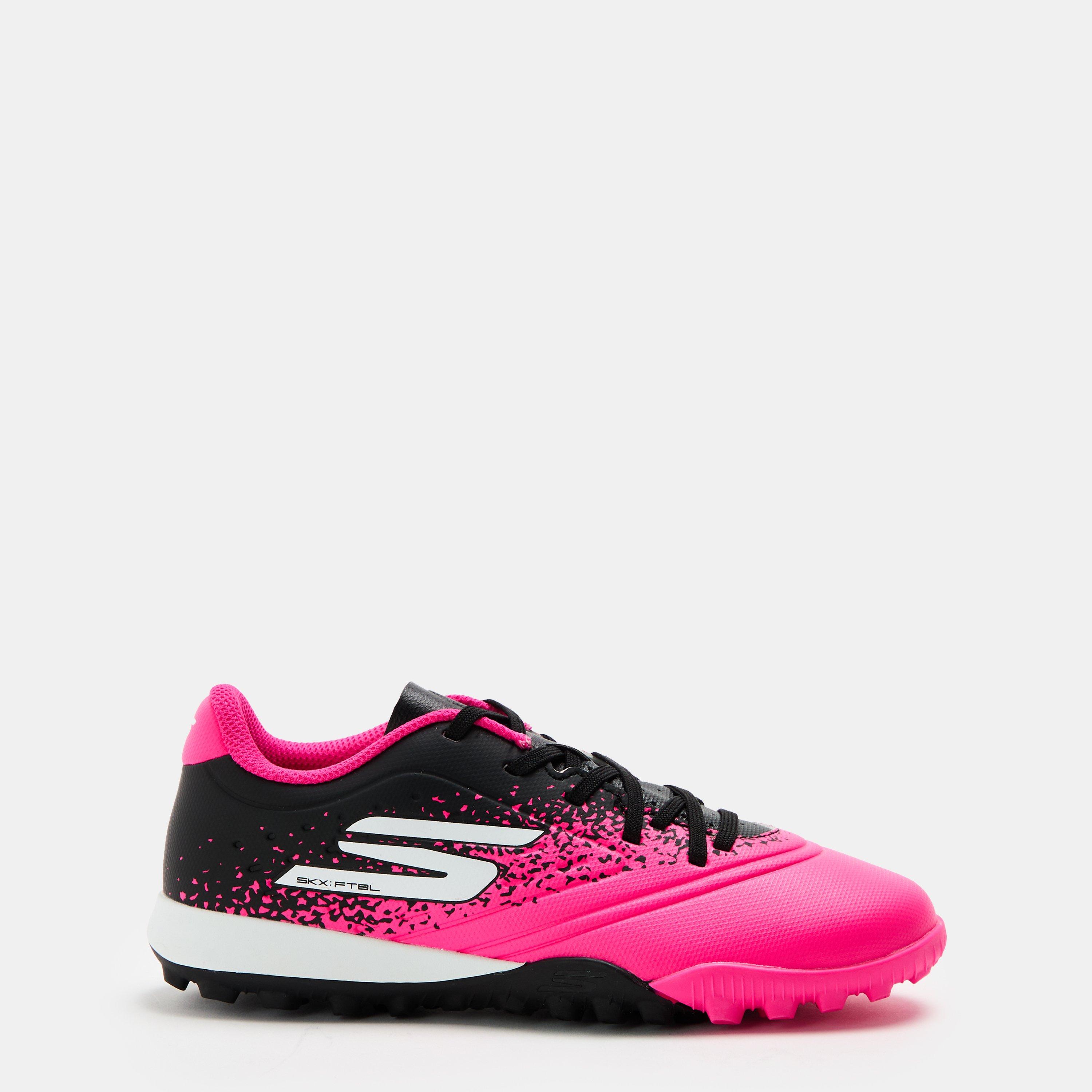 Skechers Boys Razor Junior Astro Turf Football Boots - Pink/Black - 3 (36)