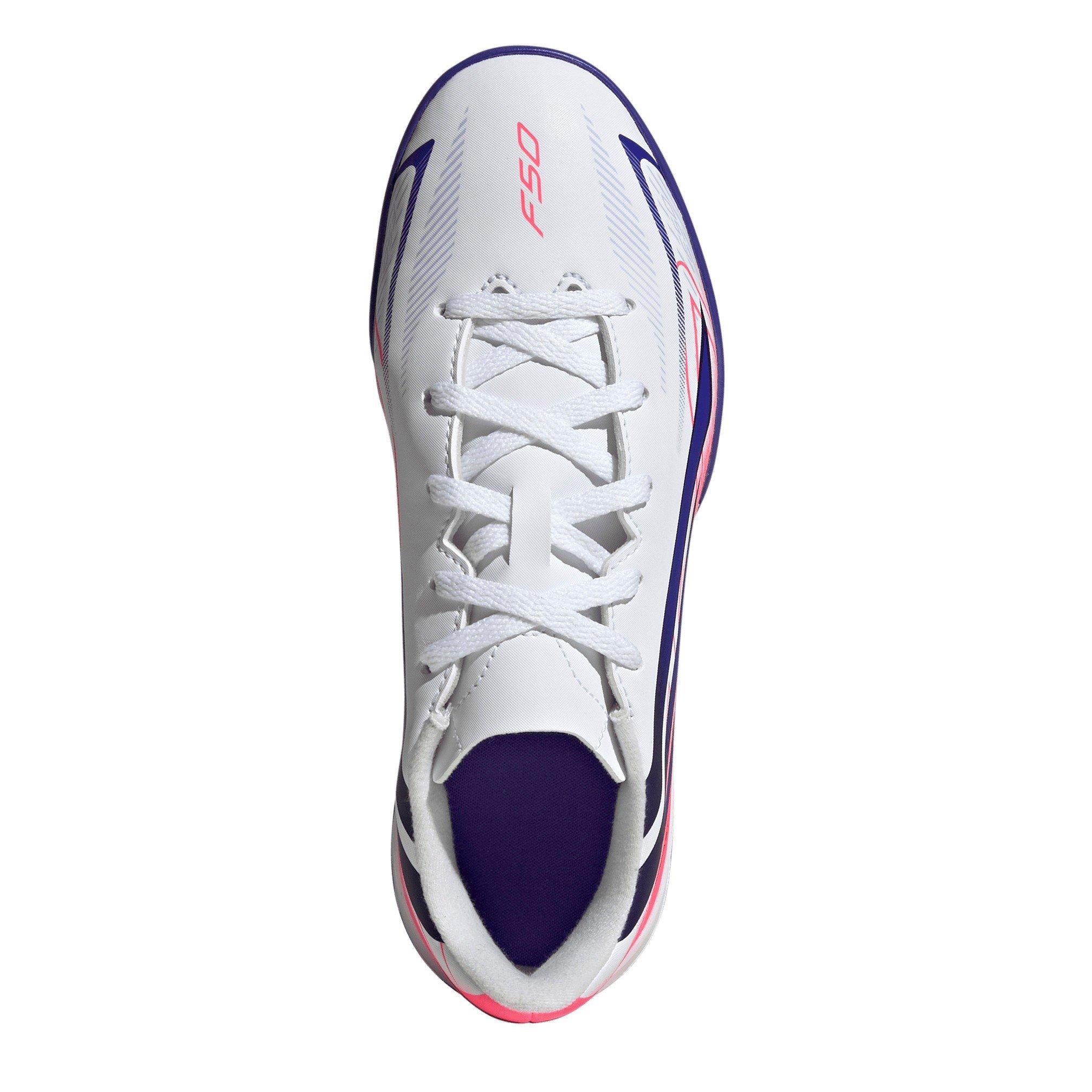 Bianco/Corallo - adidas - F50 Hyperfast Club Turf Football Boots Juniors - 5