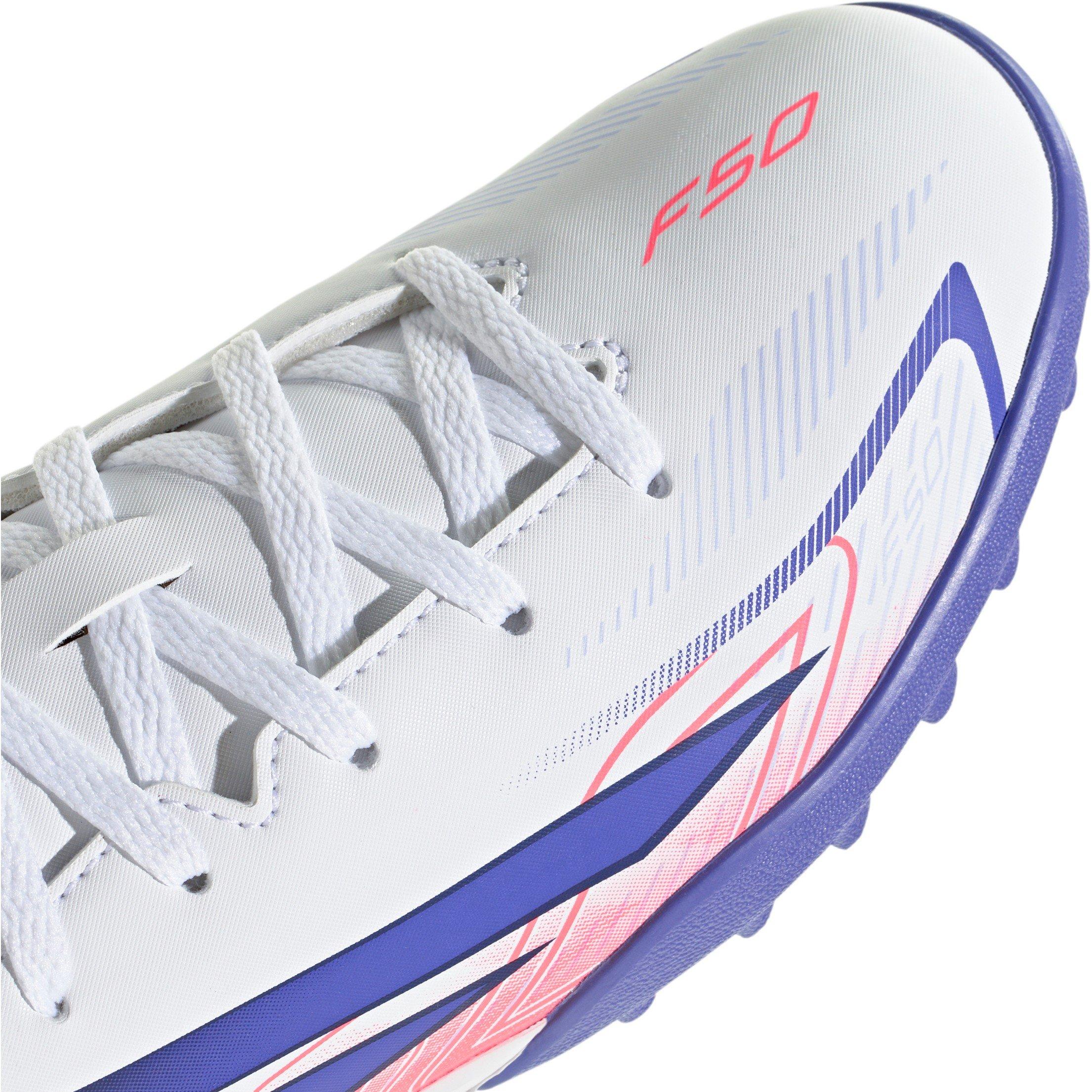 Bianco/Corallo - adidas - F50 Hyperfast Club Turf Football Boots Juniors - 8