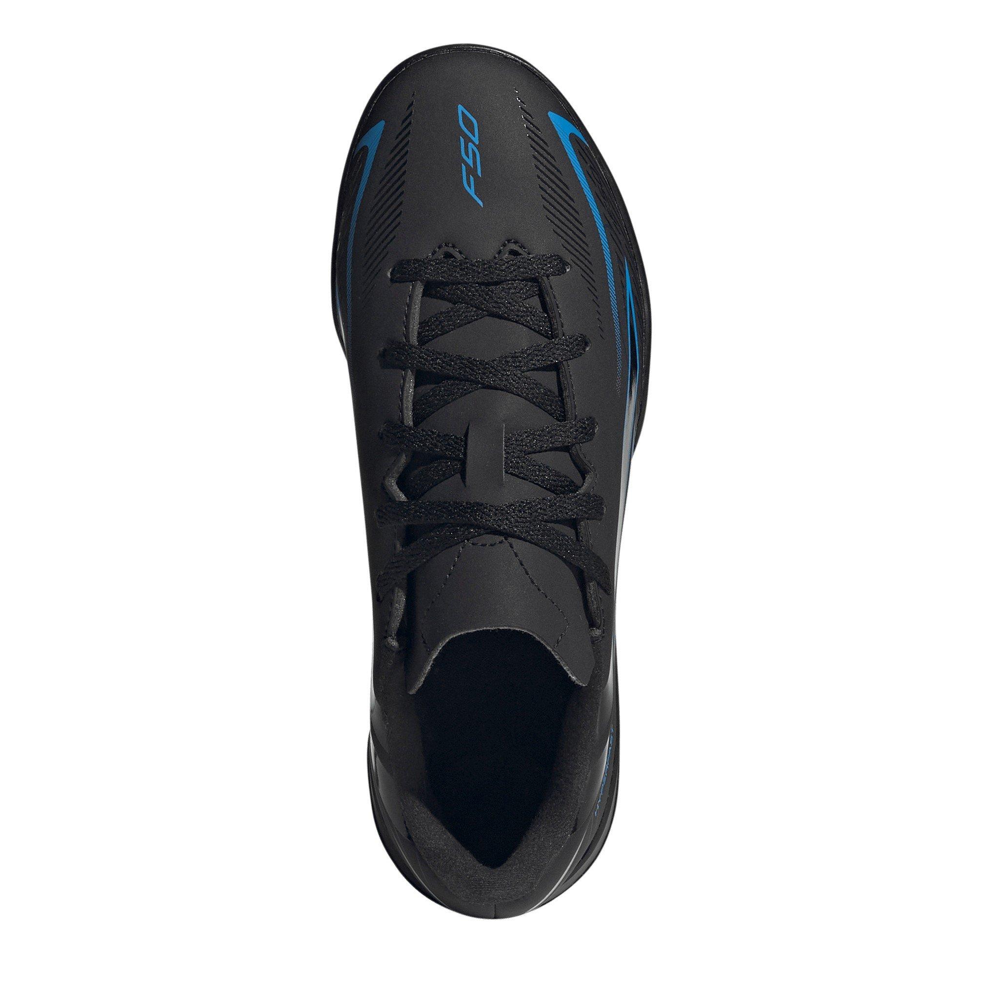Black/Blue - adidas - F50 Hyperfast Club Turf Football Boots Juniors - 5