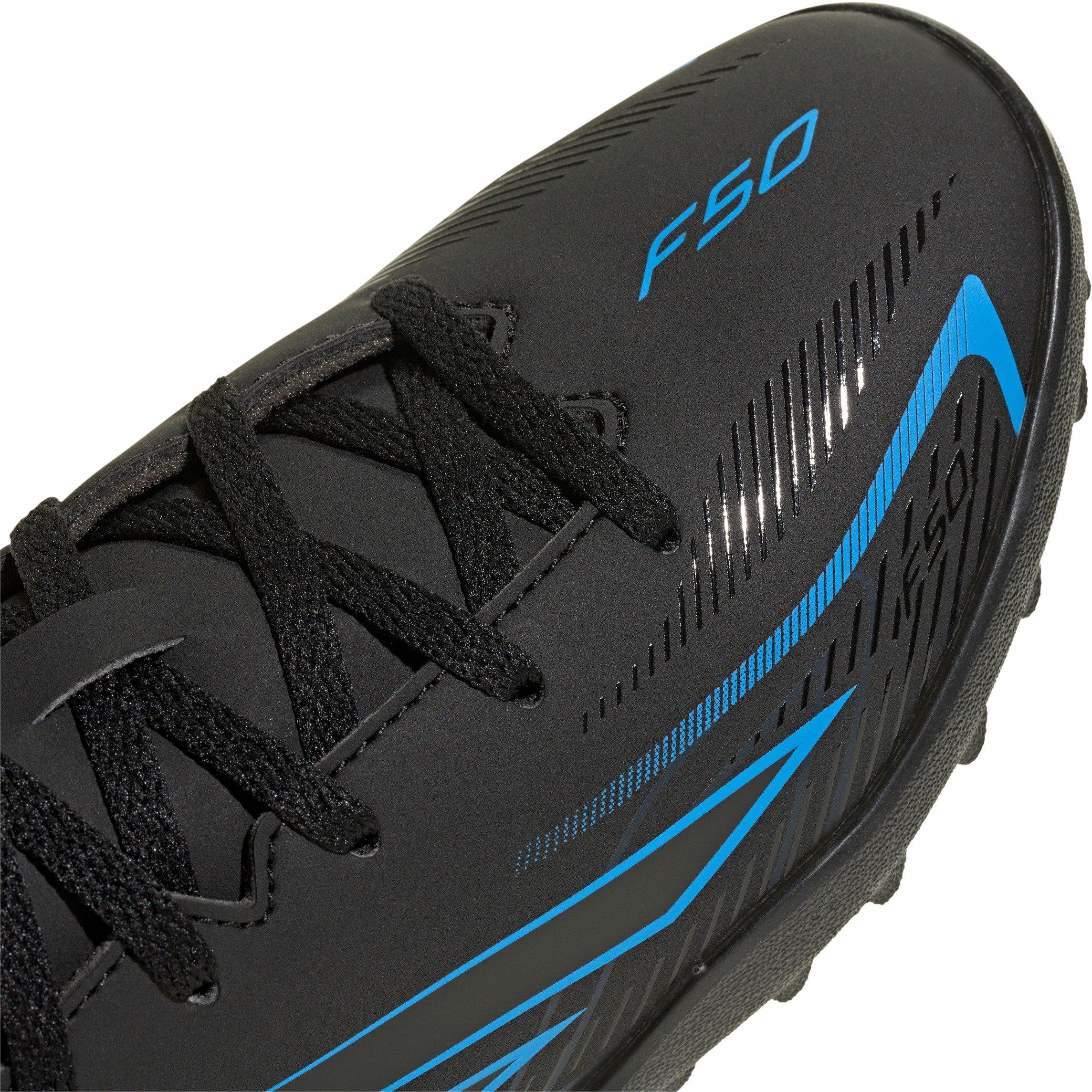 Black/Blue - adidas - F50 Hyperfast Club Turf Football Boots Juniors - 8