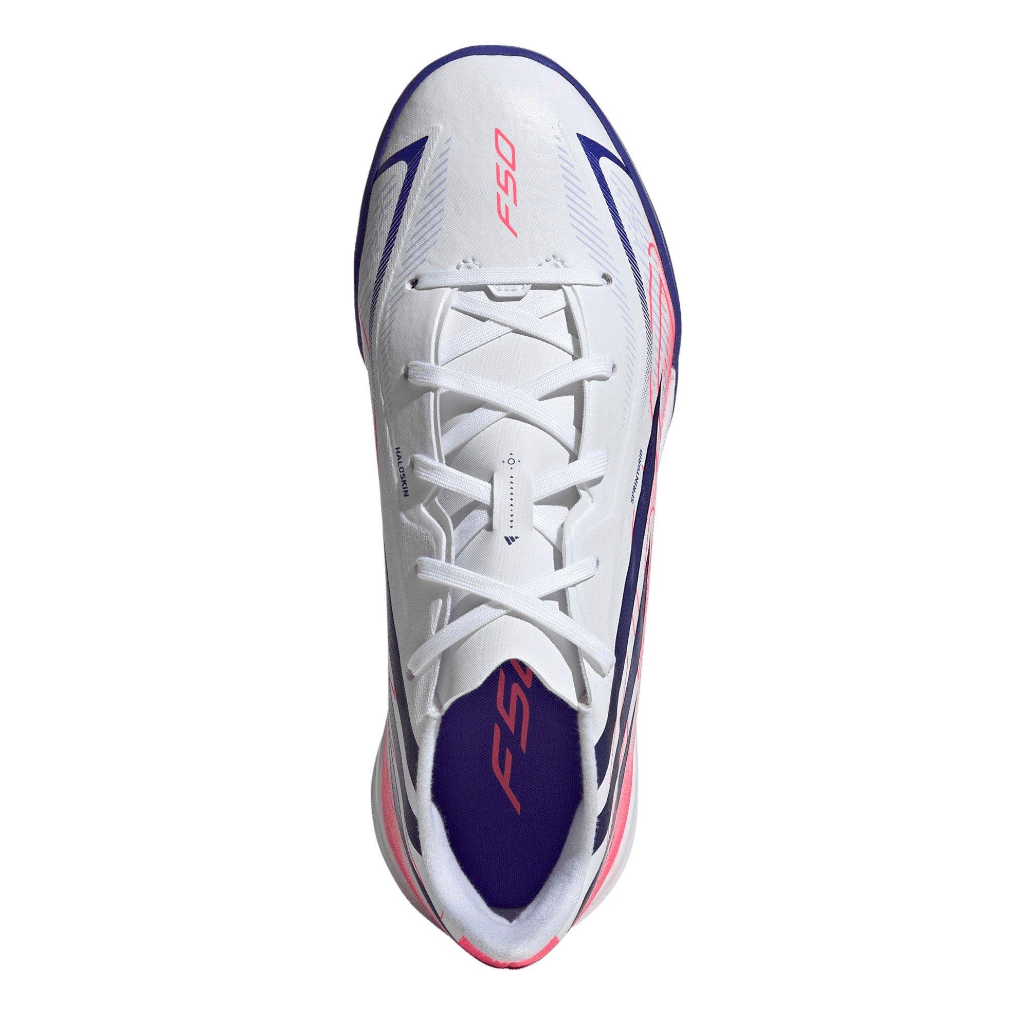 Bijelo/Koraljno - adidas - F50 Hyperfast League Turf Football Boots Juniors - 5