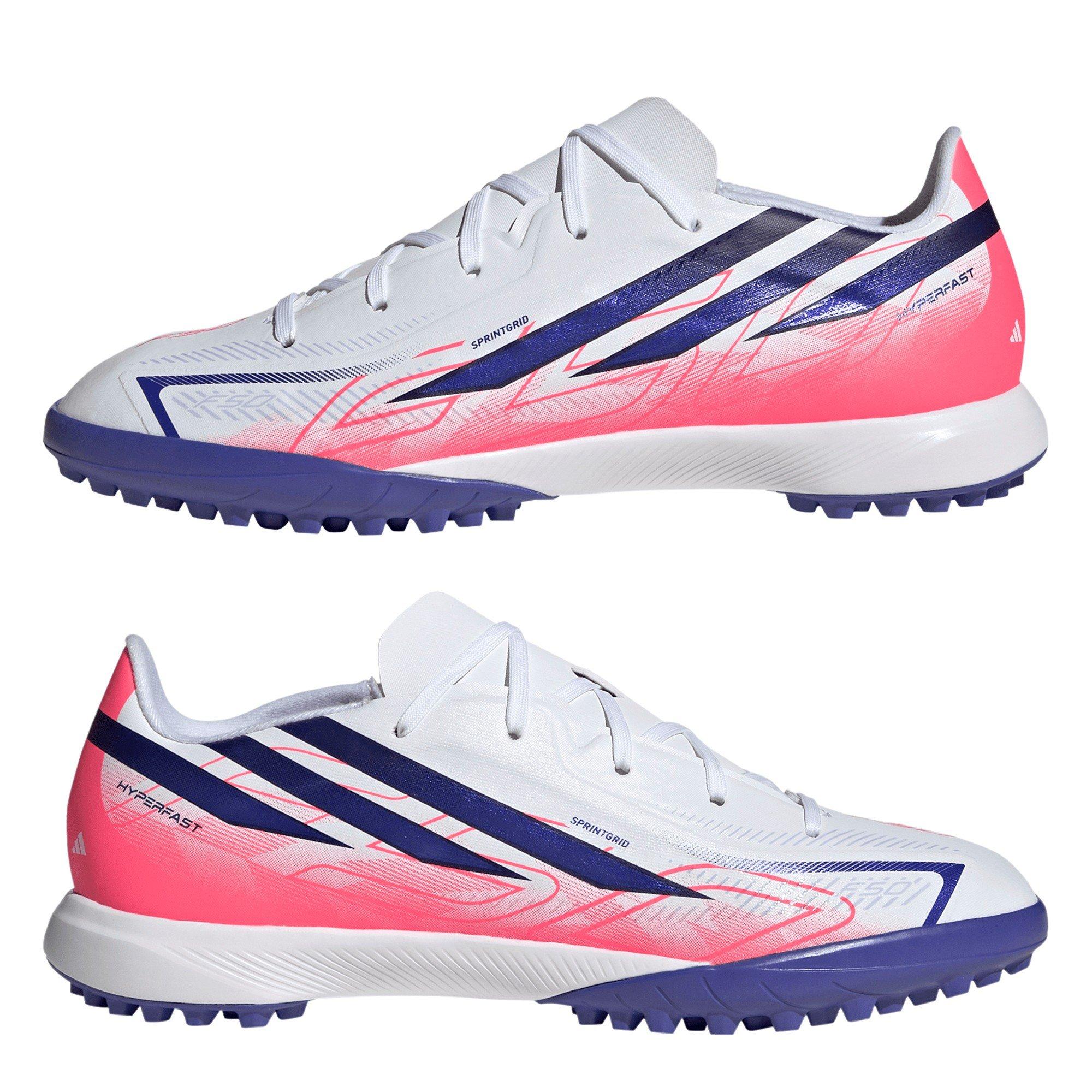 Bijelo/Koraljno - adidas - F50 Hyperfast League Turf Football Boots Juniors - 9