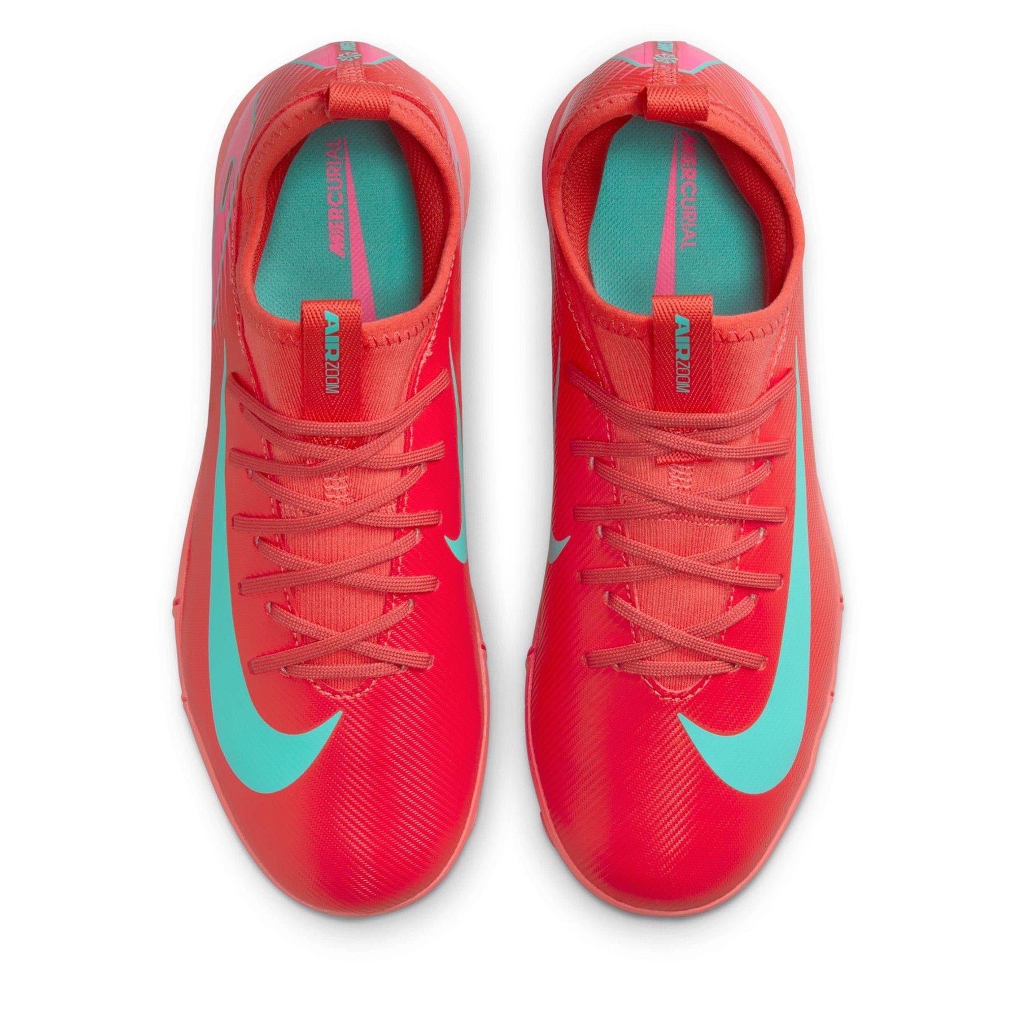 Red/Green - Nike - Mercurial Vapor 16 Academy Junior Indoor Football Shoes - 6
