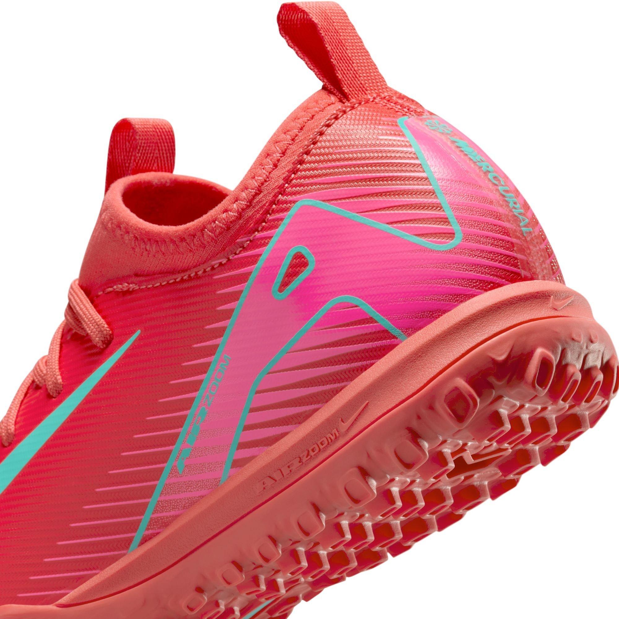 Red/Green - Nike - Mercurial Vapor 16 Academy Junior Indoor Football Shoes - 8