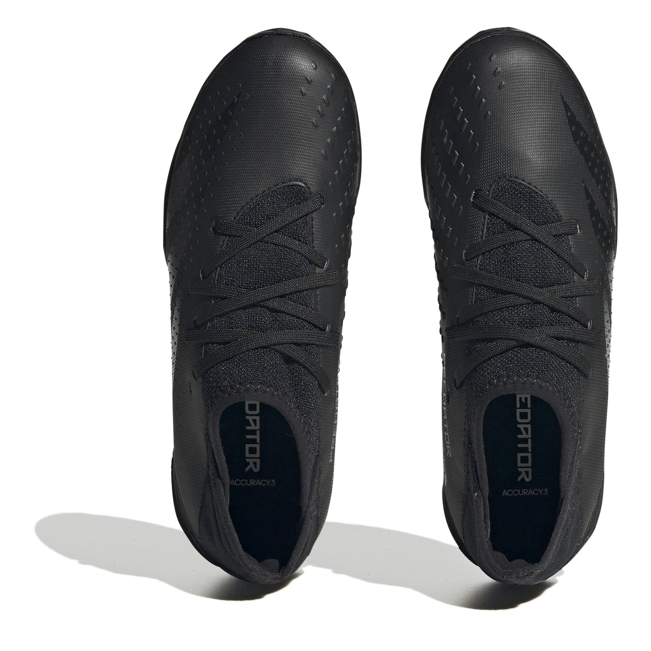 Black/Black - adidas - Predator Accuracy.3 Junior Astro Turf Trainers - 6