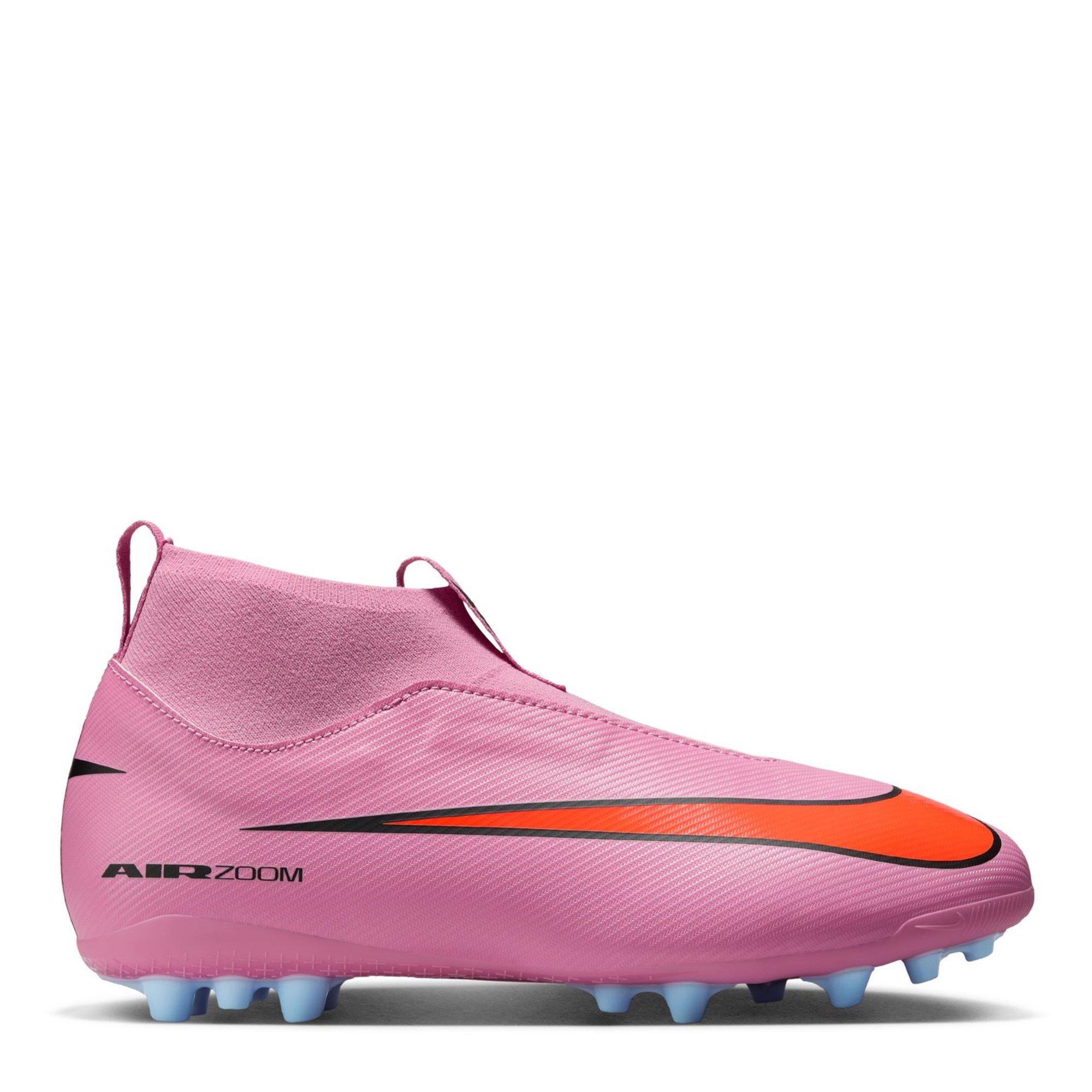 Pink/Black - Nike - Zoom Mercurial Superfly Academy Juniors Artificial Ground Football Boots - 1