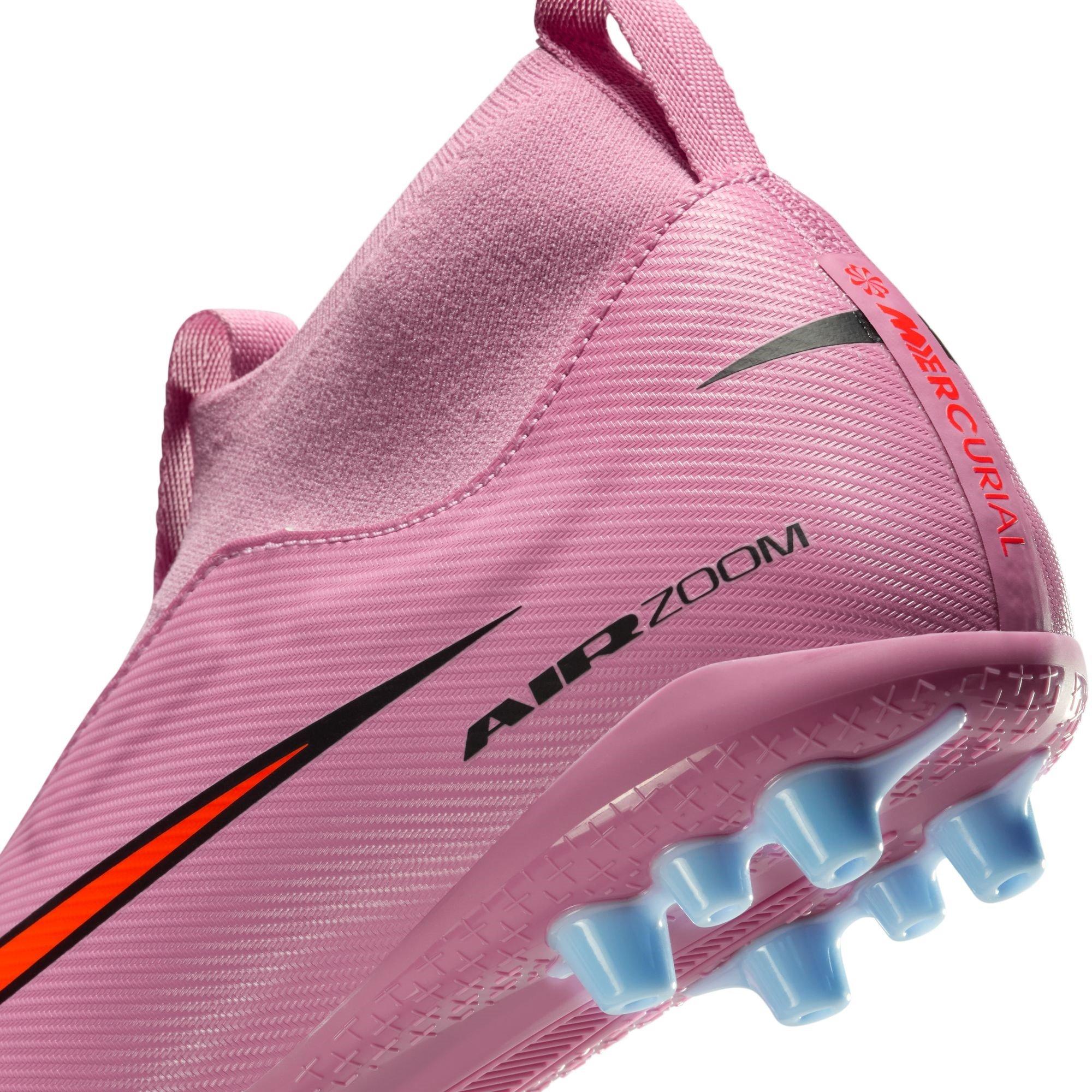 Pink/Schwarz - Nike - Zoom Mercurial Superfly Academy Juniors Artificial Ground Football Boots - 8