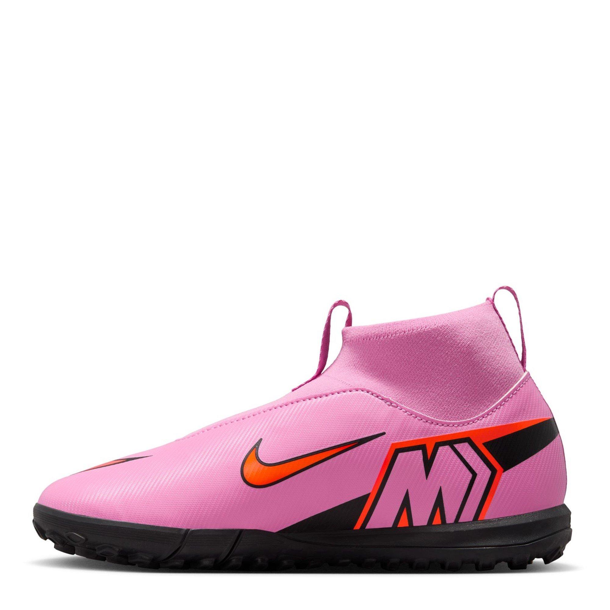 Pink/Black - Nike - Zoom Mercurial Superfly 10 Academy Junior Astro Turf Football Boots - 2