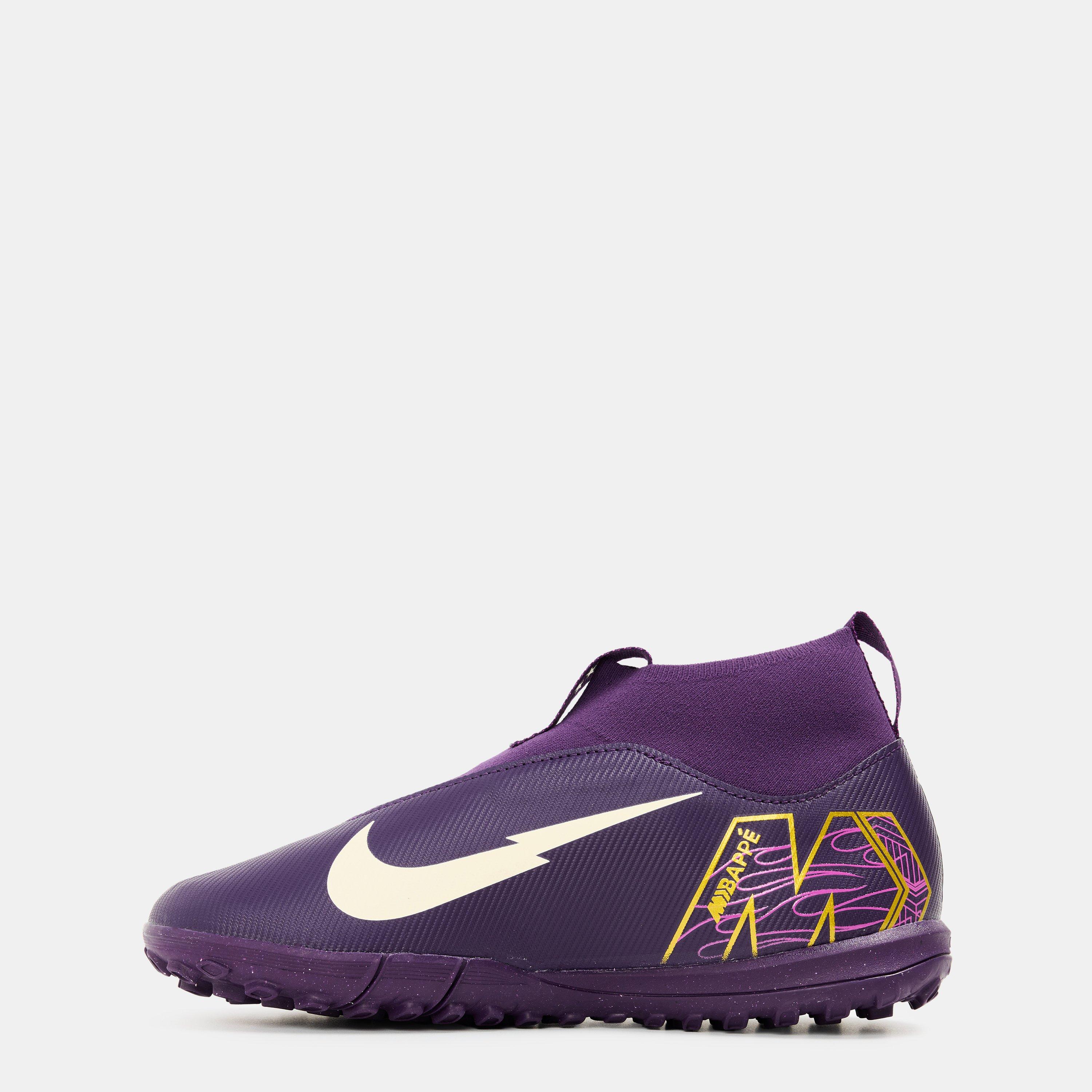 Lilla/Elfenben - Nike - Zoom Mercurial Superfly 10 Academy Junior Astro Turf Football Boots - 2