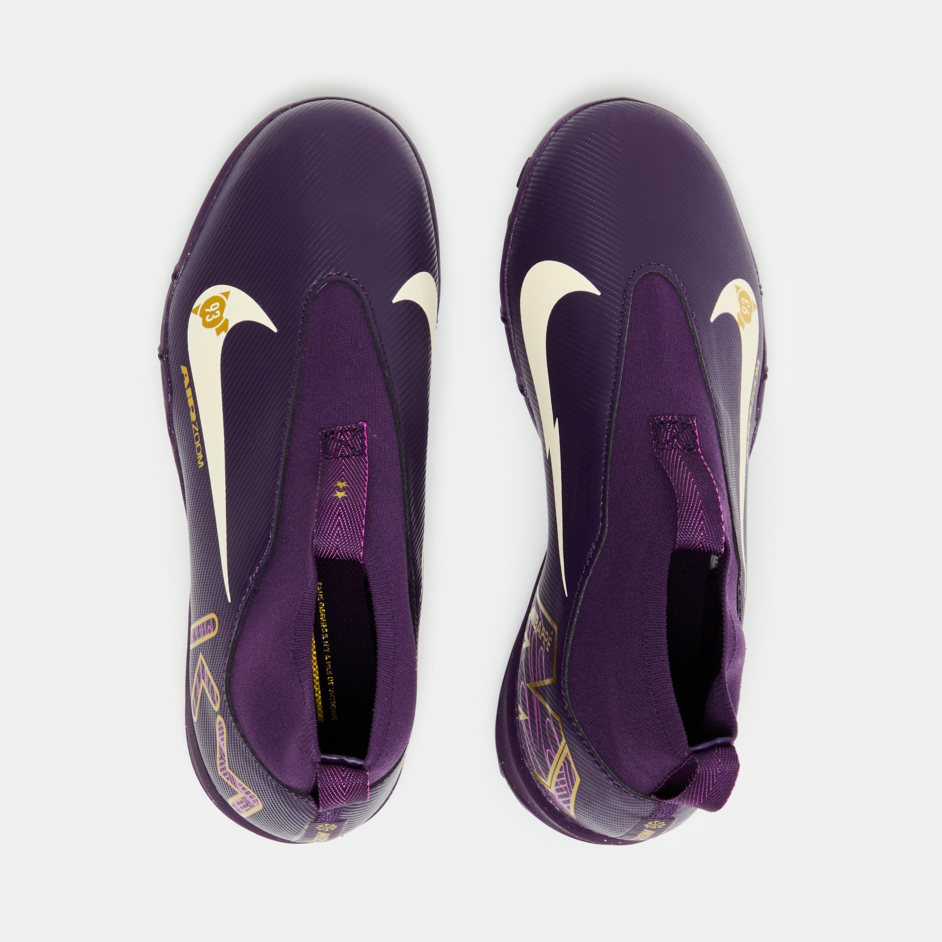 Lilla/Elfenben - Nike - Zoom Mercurial Superfly 10 Academy Junior Astro Turf Football Boots - 6