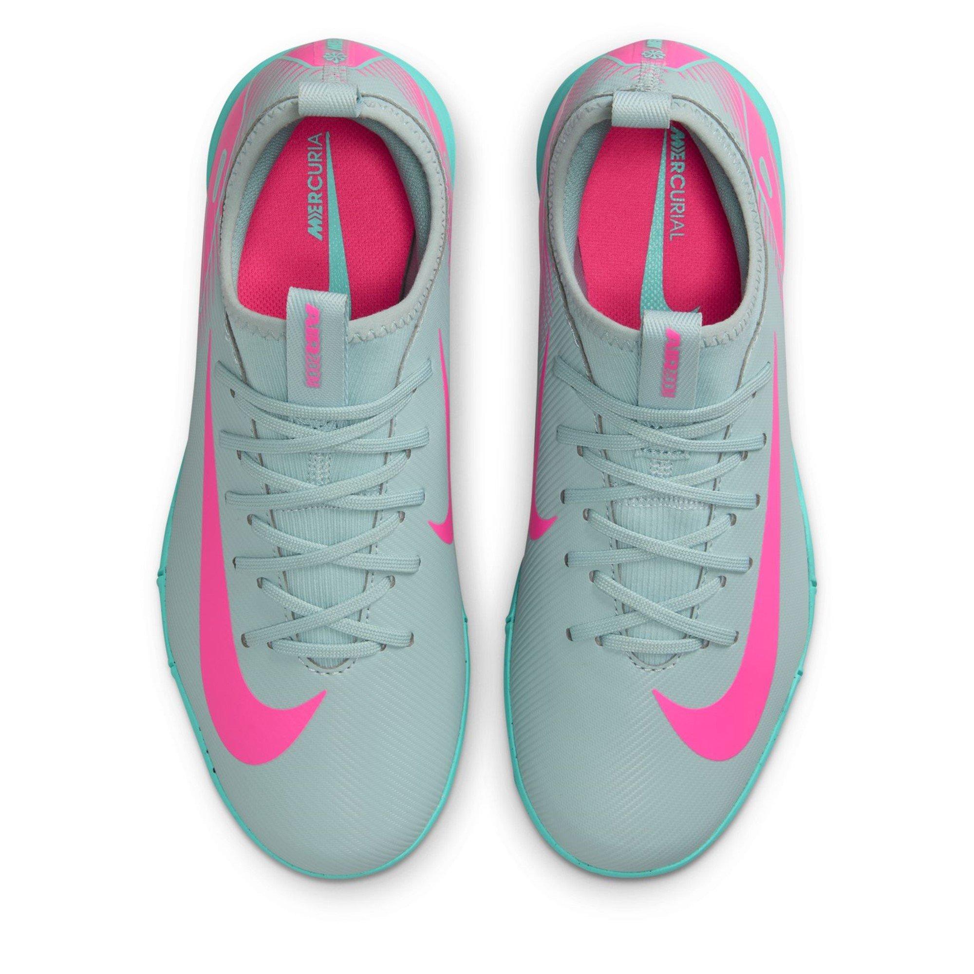 Sivo/Roze - Nike - Zoom Mercurial Vapor 16 Academy Juniors Astro Turf Football Boots - 6