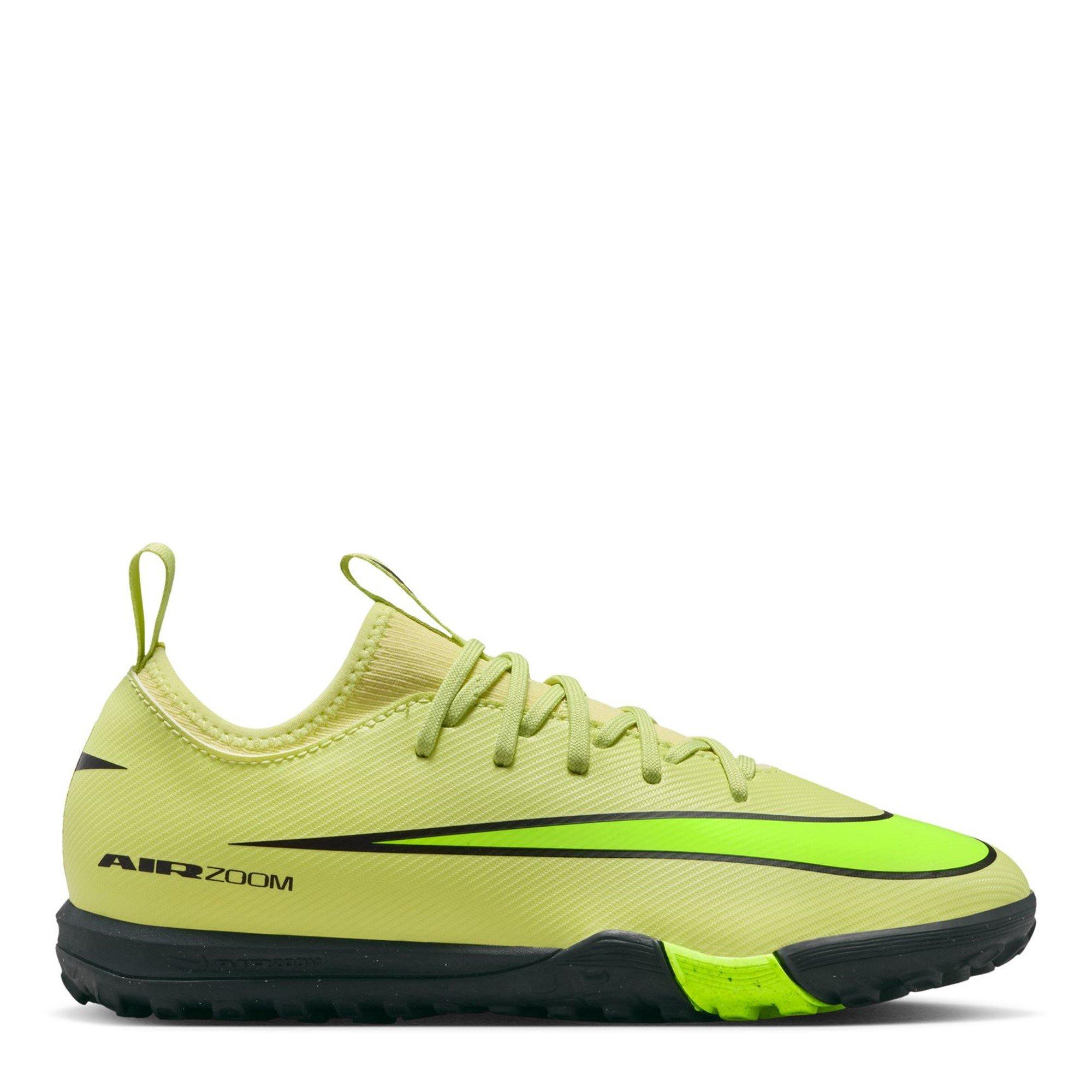 Nike Boys Zoom Mercurial Vapor 16 Academy Juniors Astro Turf Football Boots - Volt/Crimson - 5 (38)