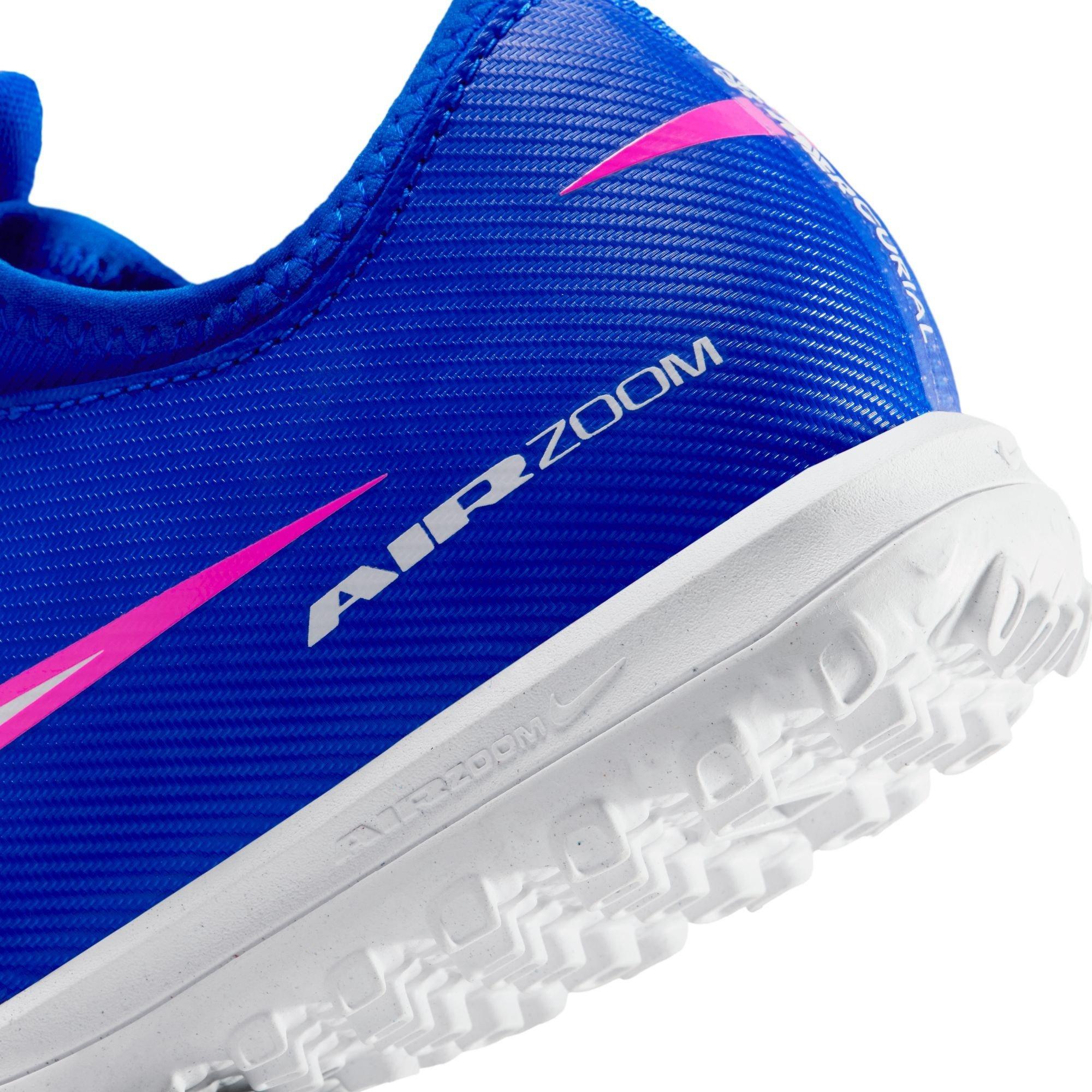 Blue/Wht/Pink - Nike - Zoom Mercurial Vapor 16 Academy Juniors Astro Turf Football Boots - 8