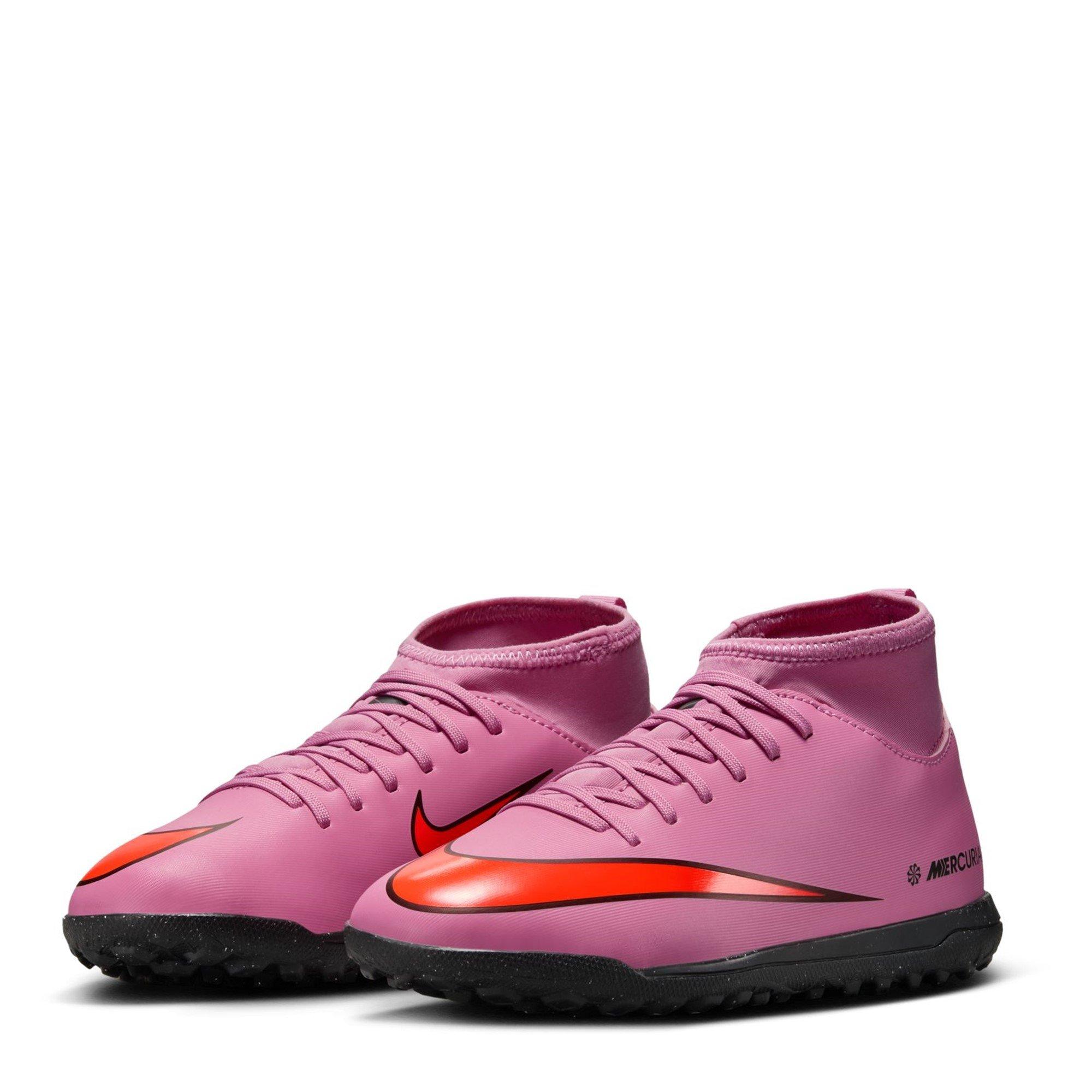 Pink/Black - Nike - Mercurial Superfly 10 Club Juniors Astro Turf Football Boots - 4