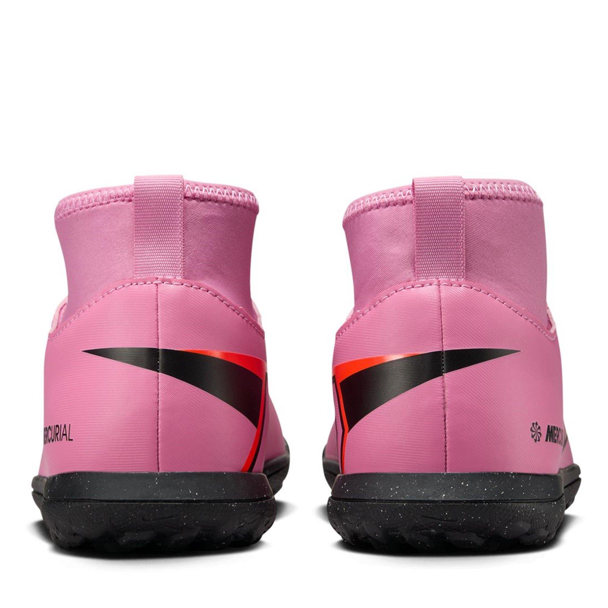 Pink/Black - Nike - Mercurial Superfly 10 Club Juniors Astro Turf Football Boots - 5