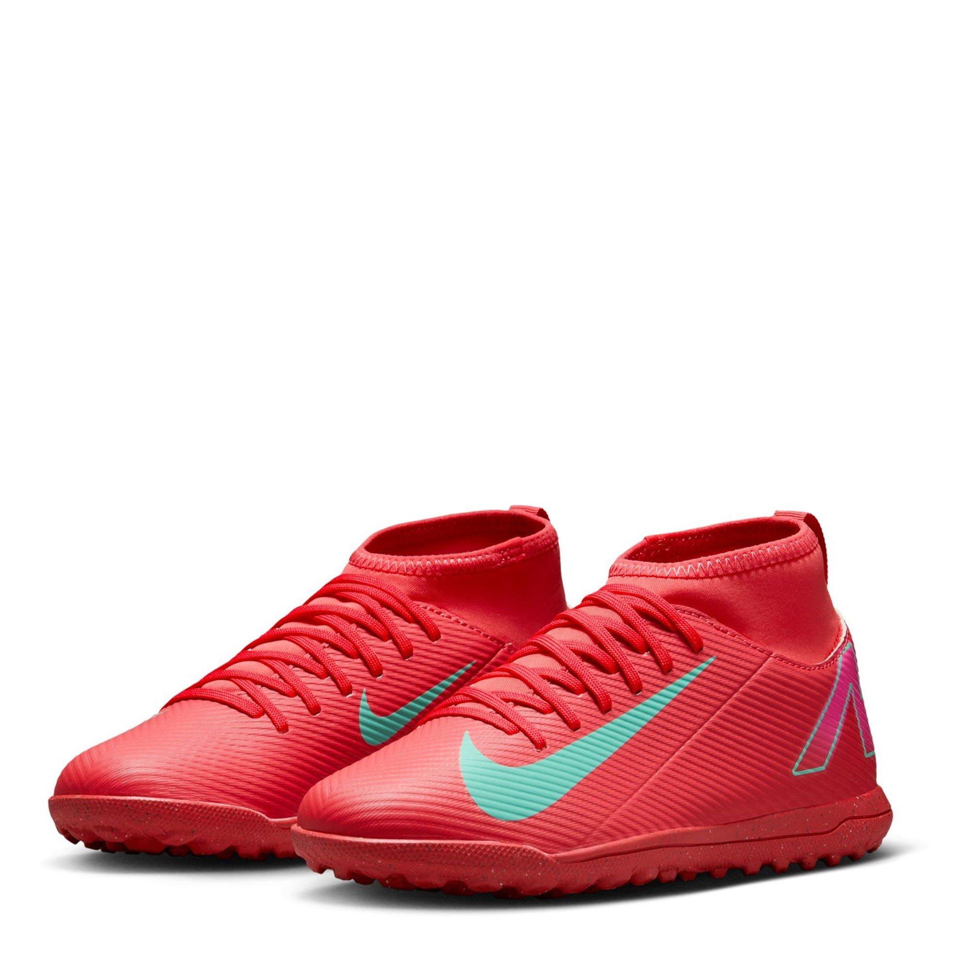 Vermelho/Verde - Nike - Mercurial Superfly 10 Club Juniors Astro Turf Football Boots - 4