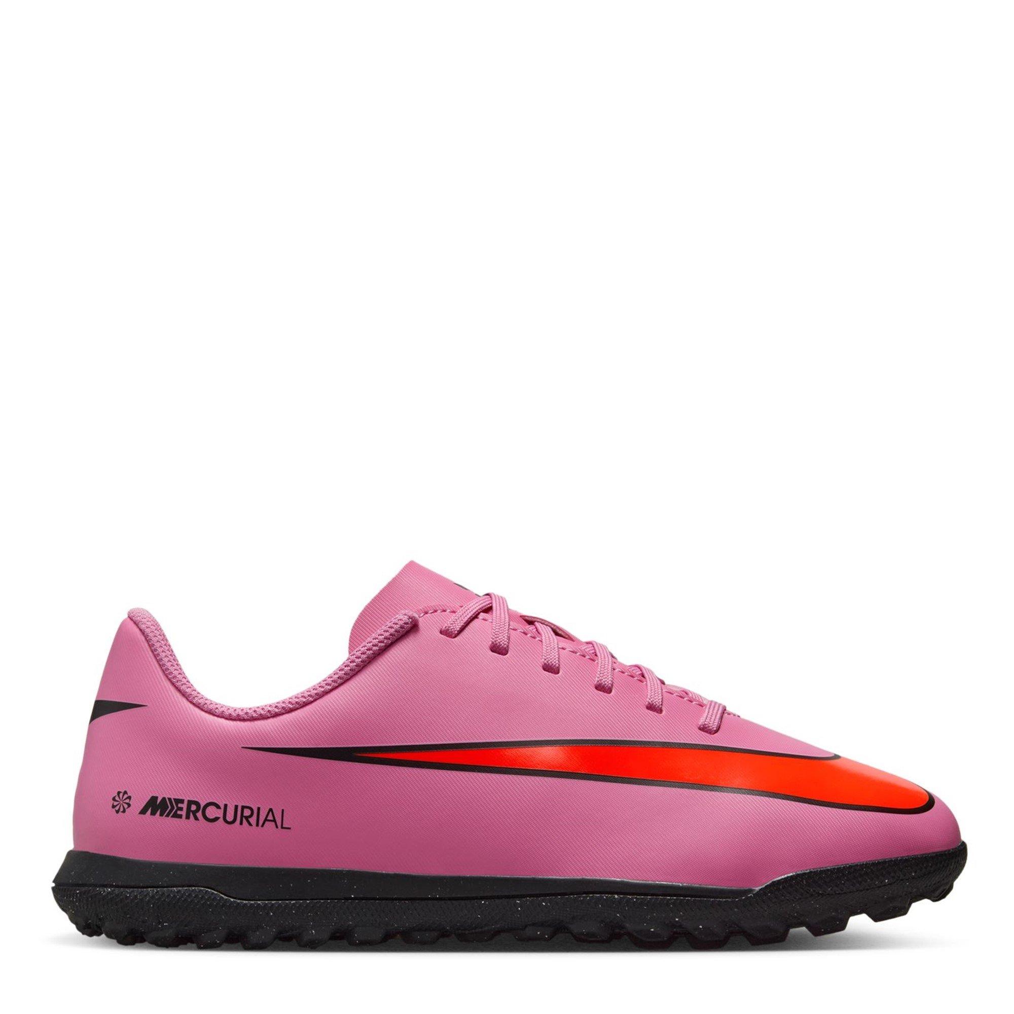 Nike Boys Mercurial Vapor 16 Club Juniors Astro Turf Football Boots - Pink/Black - 5 (38)