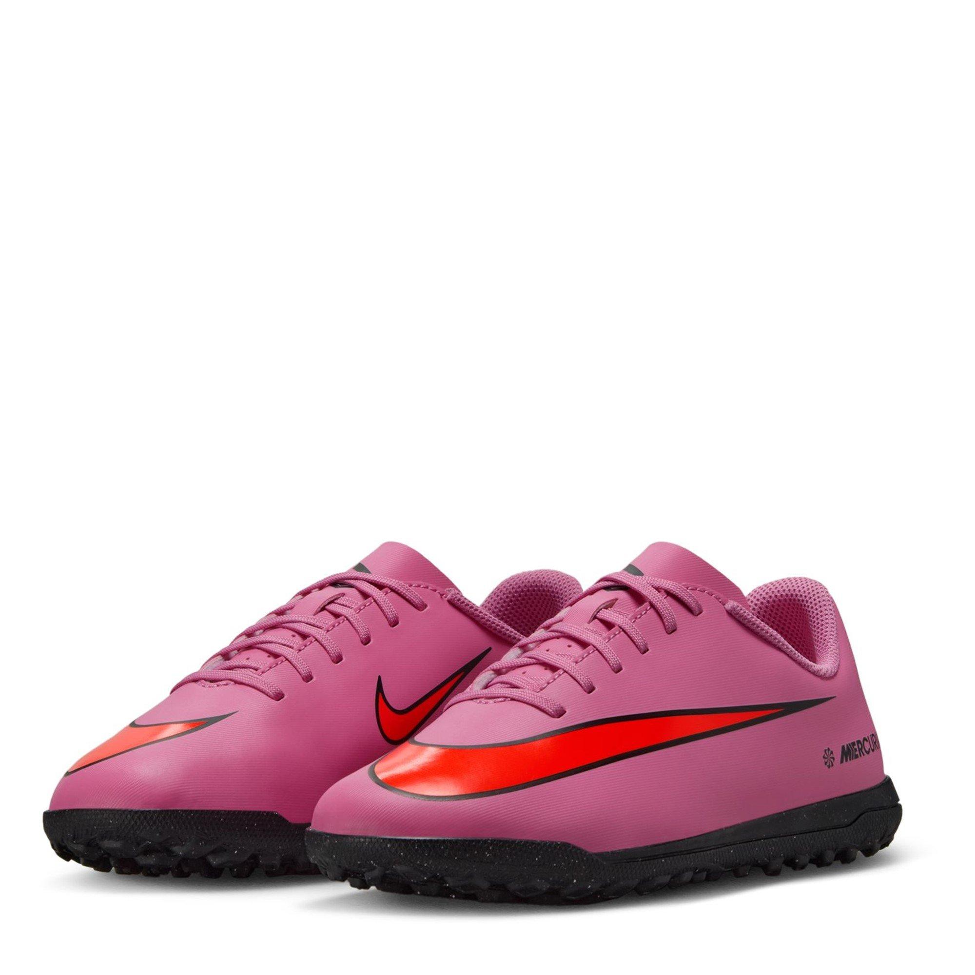 Pink/Black - Nike - Mercurial Vapor 16 Club Juniors Astro Turf Football Boots - 4