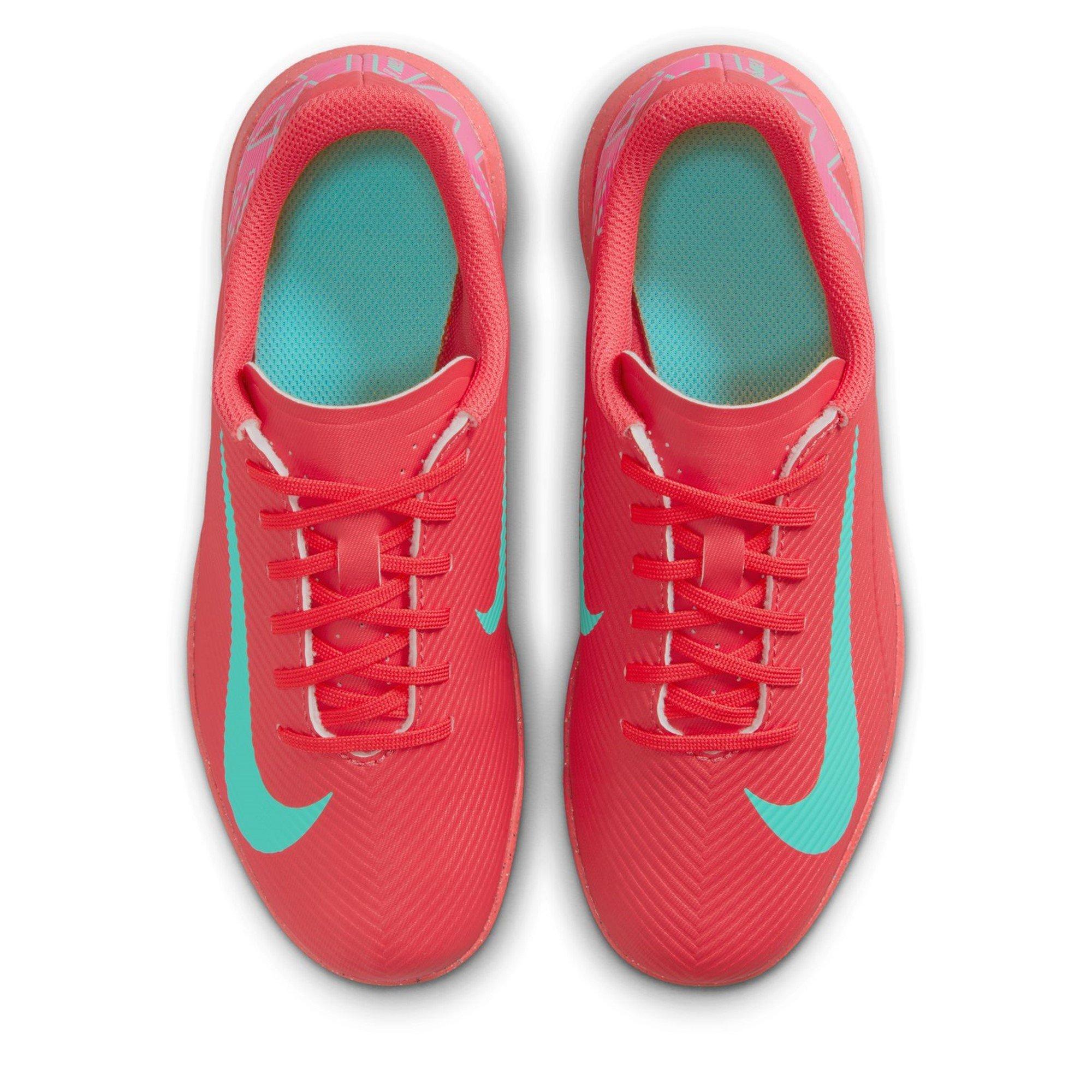 Rød/Grøn - Nike - Mercurial Vapor 16 Club Juniors Astro Turf Football Boots - 6